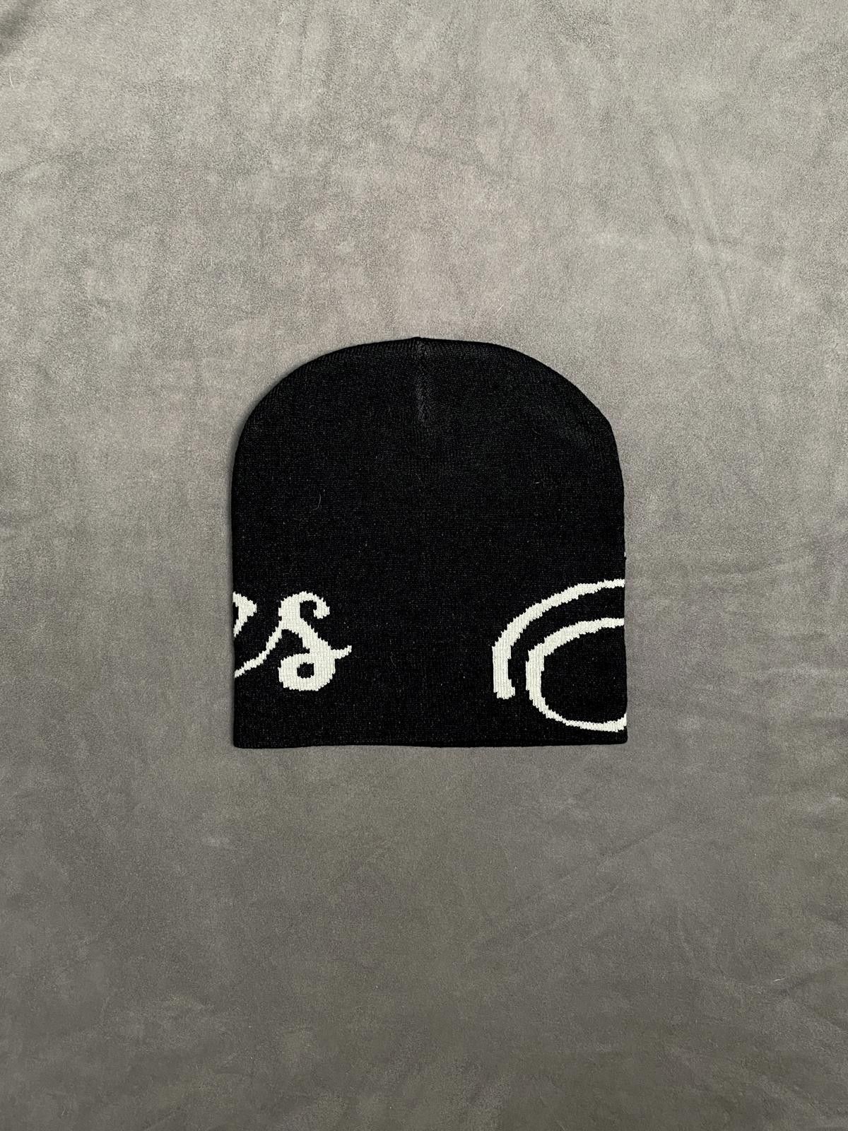 Other Strides JP Splatter Graphic No Cuff Black Beanie Hats OS Size ONE SIZE - 5 Thumbnail
