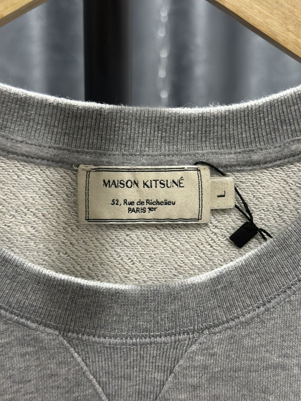 Maison Kitsune Maison Kitsune Parisien Sweatshirt Size US L / EU 52-54 / 3 - 2 Thumbnail