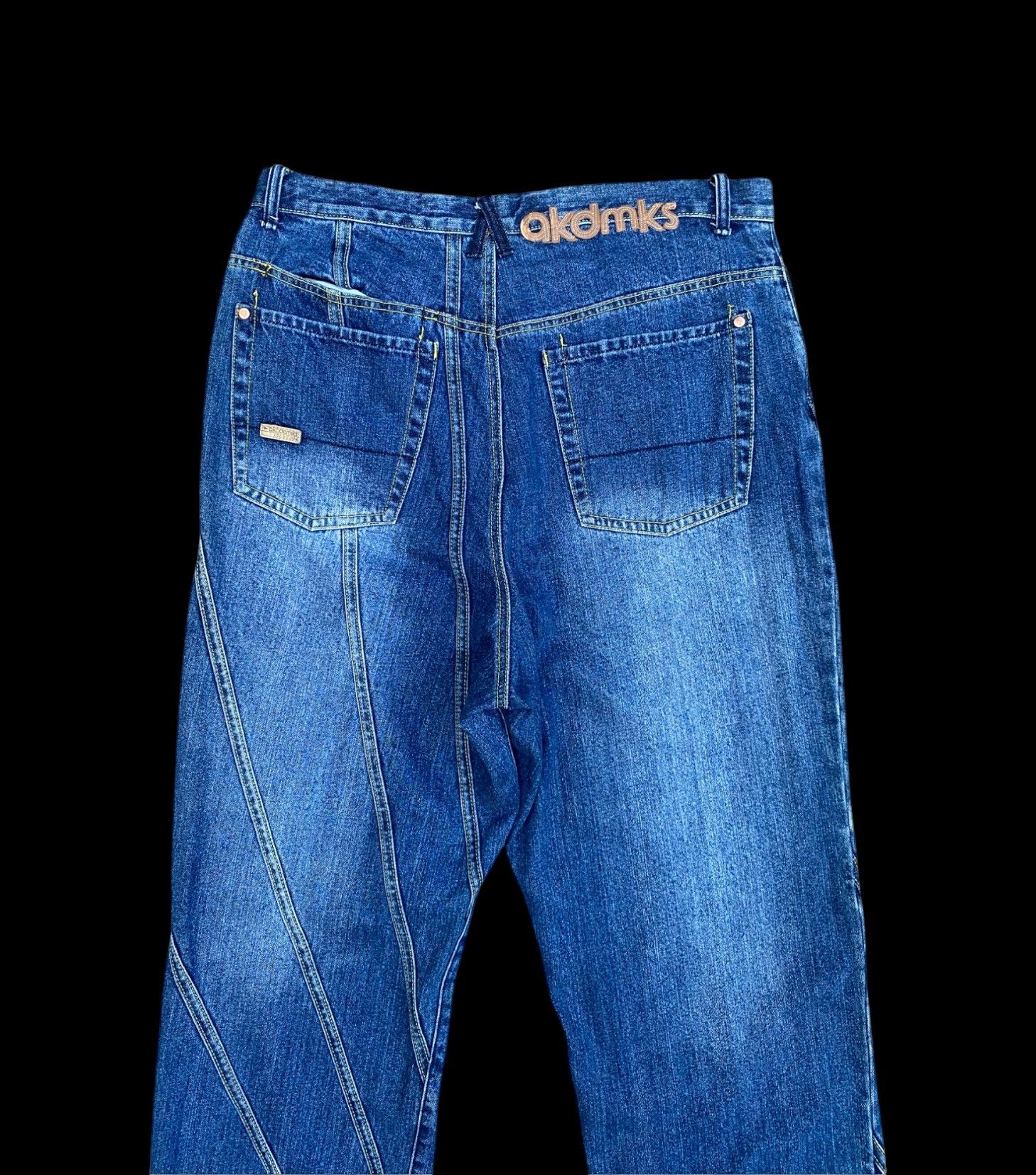 Akademiks × Fubu × JNCO VINTAGE Y2K Akademiks WIDE BAGGY denim JNCO style W34 inch Size US 34 / EU 50 - 6 Thumbnail