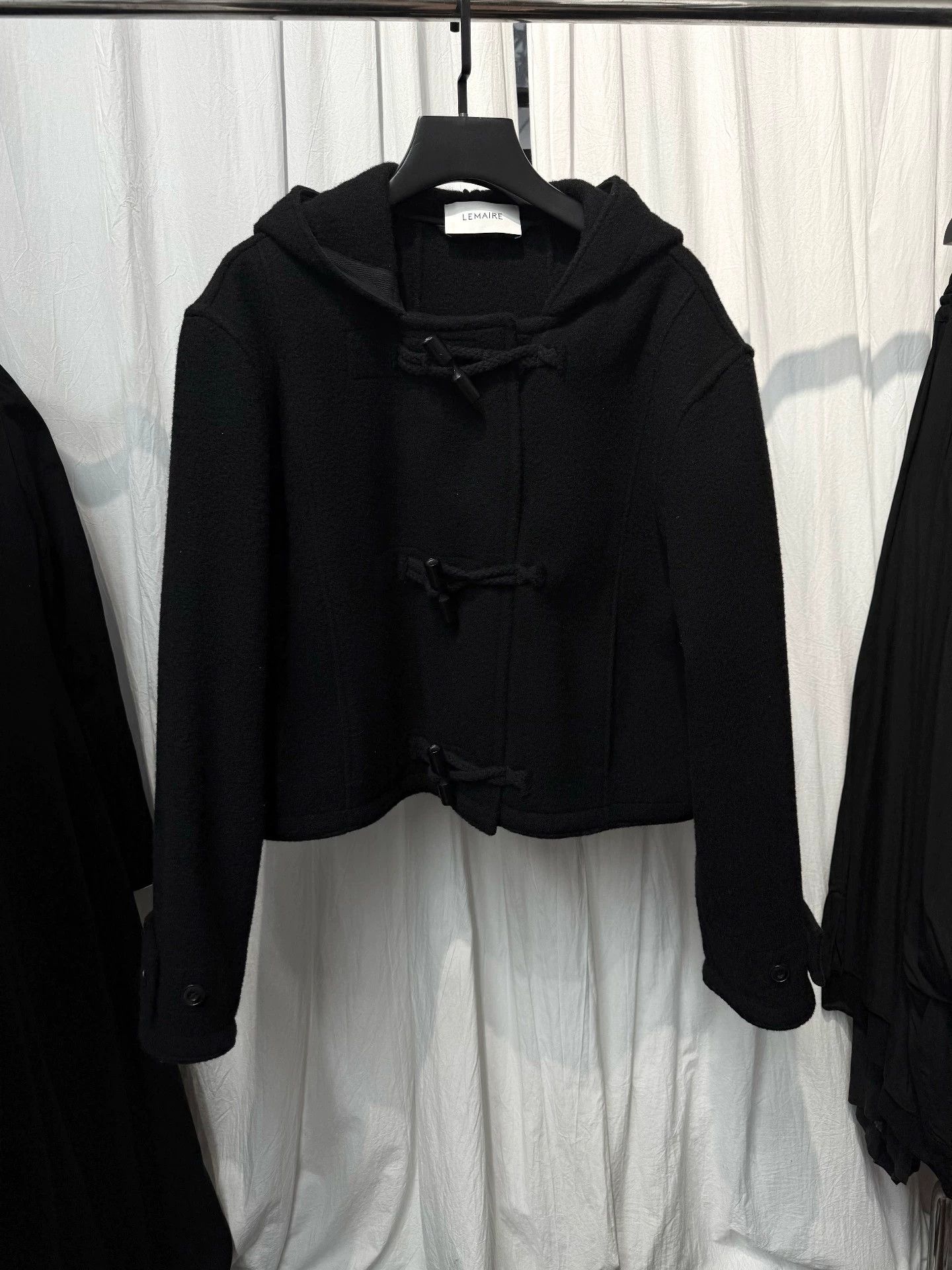 Lemaire Lemaire Horn Button Hooded Short Jacket FR36 Size XS / US 0-2 / IT 36-38 - 4 Thumbnail