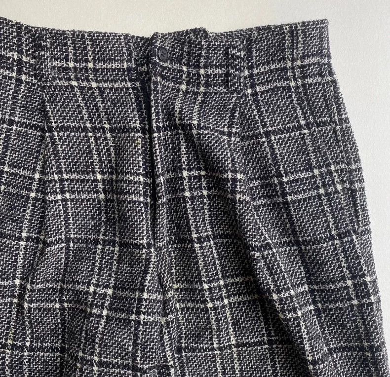 Issey Miyake issey miyake size:XL Woolen checkered trousers Size US 26 / EU 42 - 3 Thumbnail