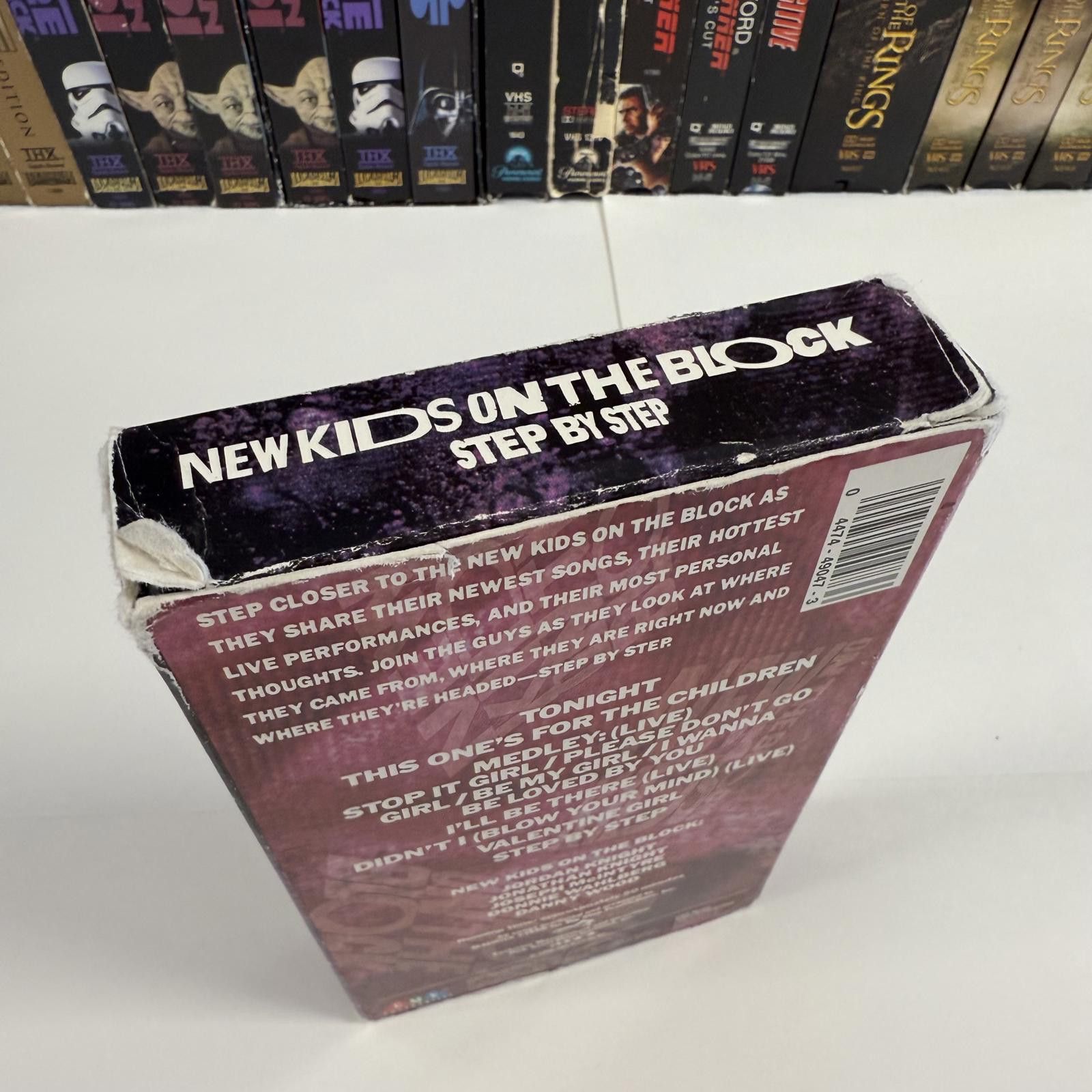 Designer New Kids on the Block Step by Step VHS RARE Original 1990 Size ONE SIZE - 8 Thumbnail