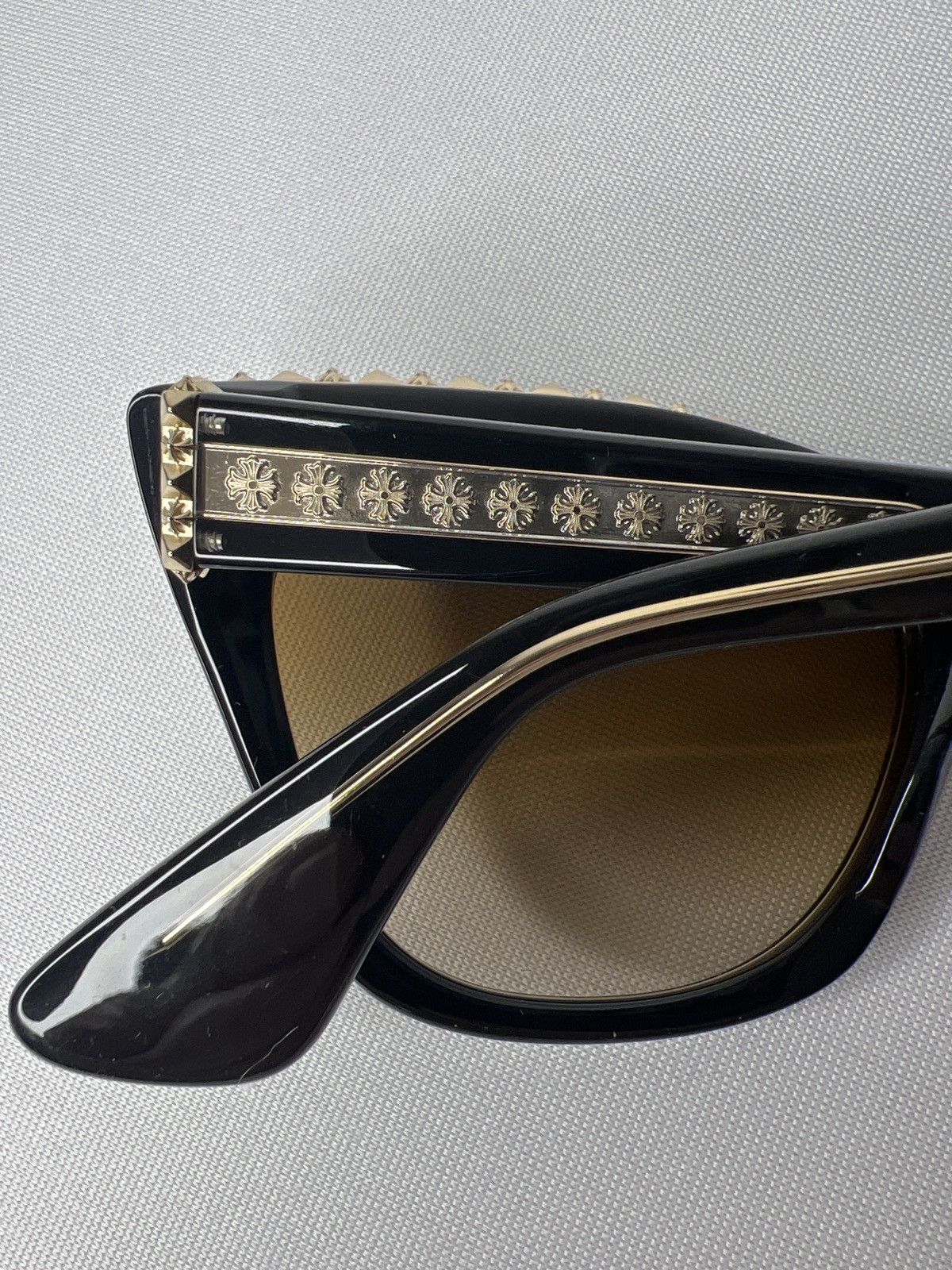 Chrome Hearts Chrome Hearts Glitter Goo I Black Gold Stud 53-19-145 Size ONE SIZE - 5 Thumbnail