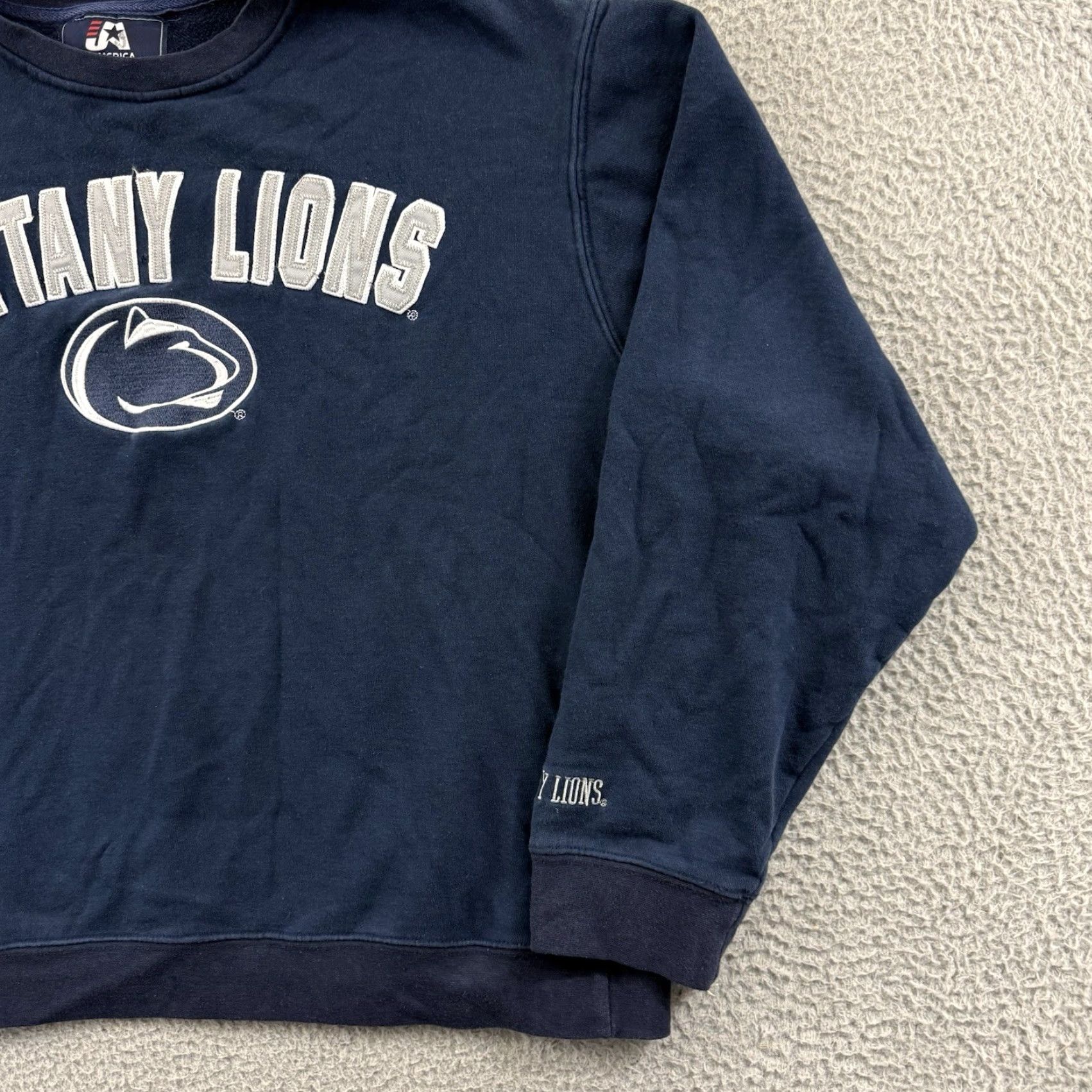 Vintage VINTAGE Penn State Nittany Lions Sweatshirt Men’s 2XL Blue 90s University College Logo Graphic Print Pullover Crewneck Sweatshirt USA J America Size US XXL / EU 58 / 5 - 5 Thumbnail
