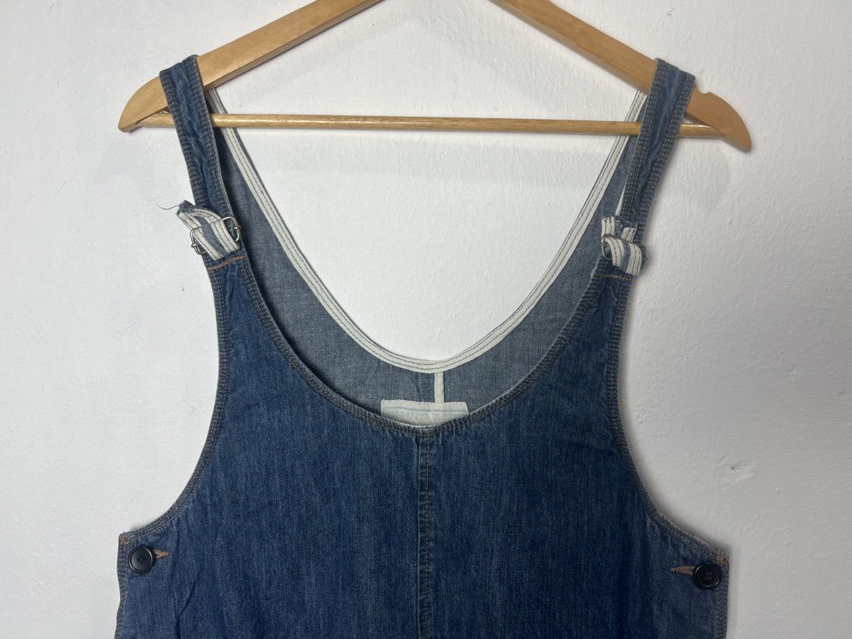 Japanese Brand Shuca Bluespice Denim Pinafore Dress Apron Size ONE SIZE - 6 Thumbnail