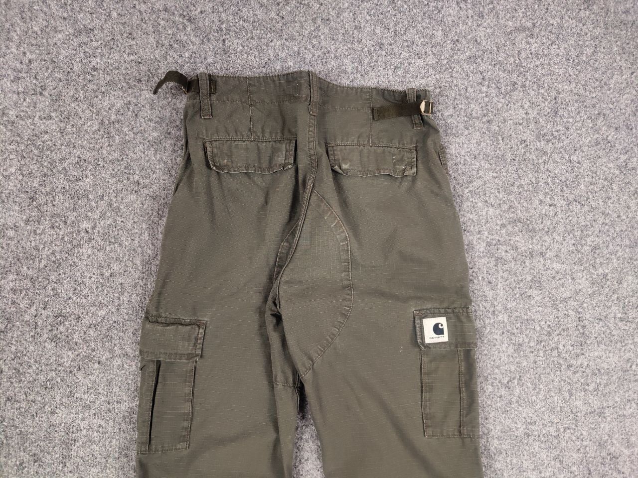Carhartt Vintage 90's Carhartt Aventura Distressed Olive Cargo Pants Size US 28 / EU 44 - 7 Thumbnail