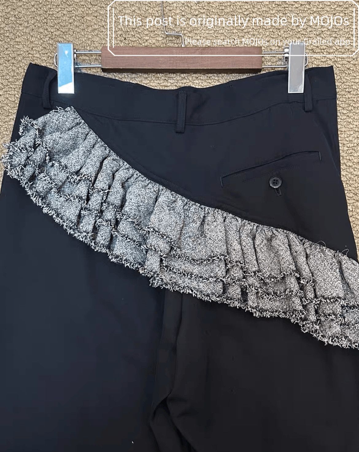 Yohji Yamamoto Sz 3 Yohji Yamamoto Layers Attached Trousers Size US 30 / EU 46 - 3 Thumbnail