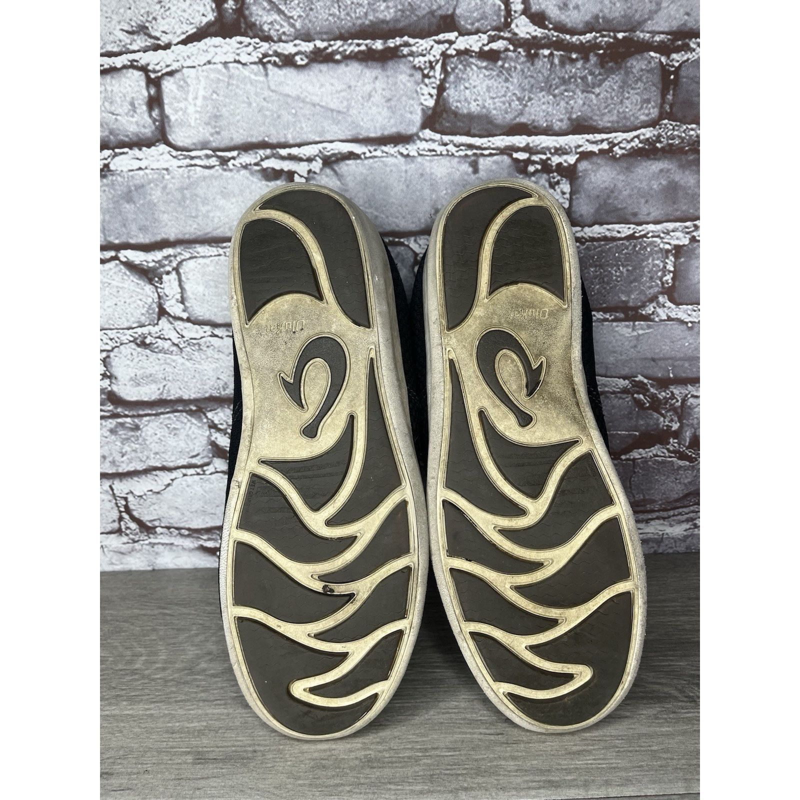 Olukai OLUKAI Alapa Li Black Textile Lace Up Athletic Sneakers Shoe Size US 12 / EU 45 - 7 Thumbnail