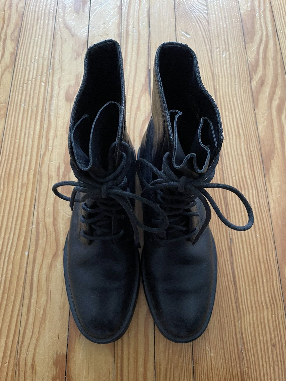 Hedi Slimane × Saint Laurent Paris Saint Laurent FW14 Ranger Combat Boots Black Hedi Slimane Size US 8 / EU 41 - 2 Thumbnail