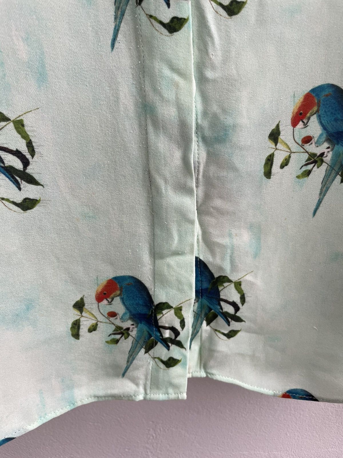 Alice + Olivia Alice + Olivia Long Sleeve Button Front Silk Blend Blouse Size S / US 4 / IT 40 - 4 Thumbnail