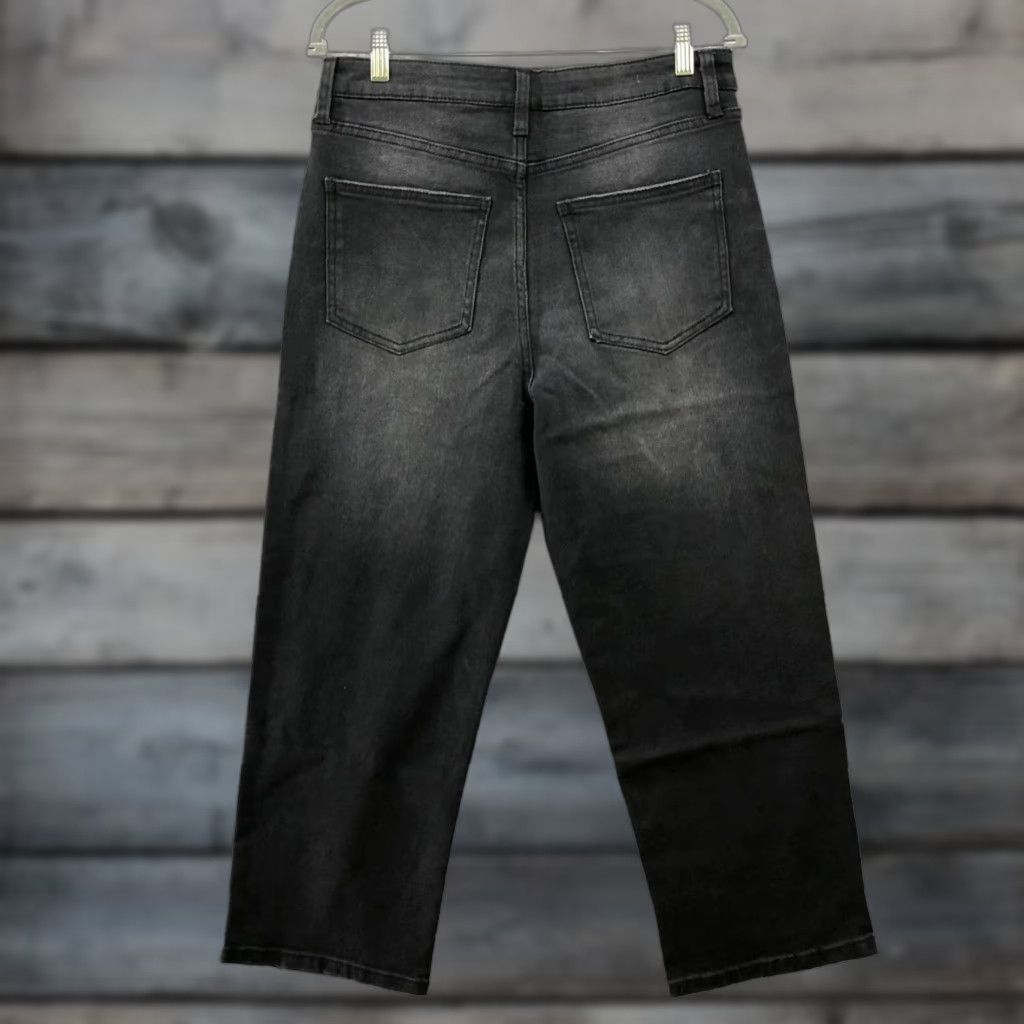 Vintage NWT No Boundaries Super High Rise Straight Curvy Jeans Juniors Womens 15 Black Size 36" / US 14 / IT 50 - 1 Thumbnail