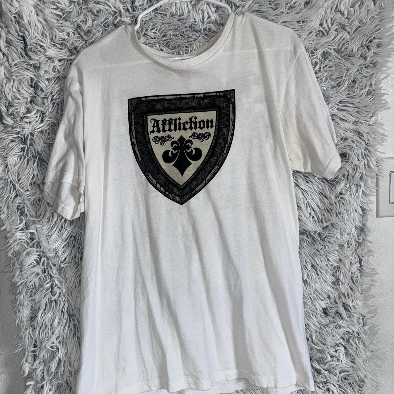 Affliction Affliction white and black tshirt men's size L Size US L / EU 52-54 / 3 - 1 Thumbnail