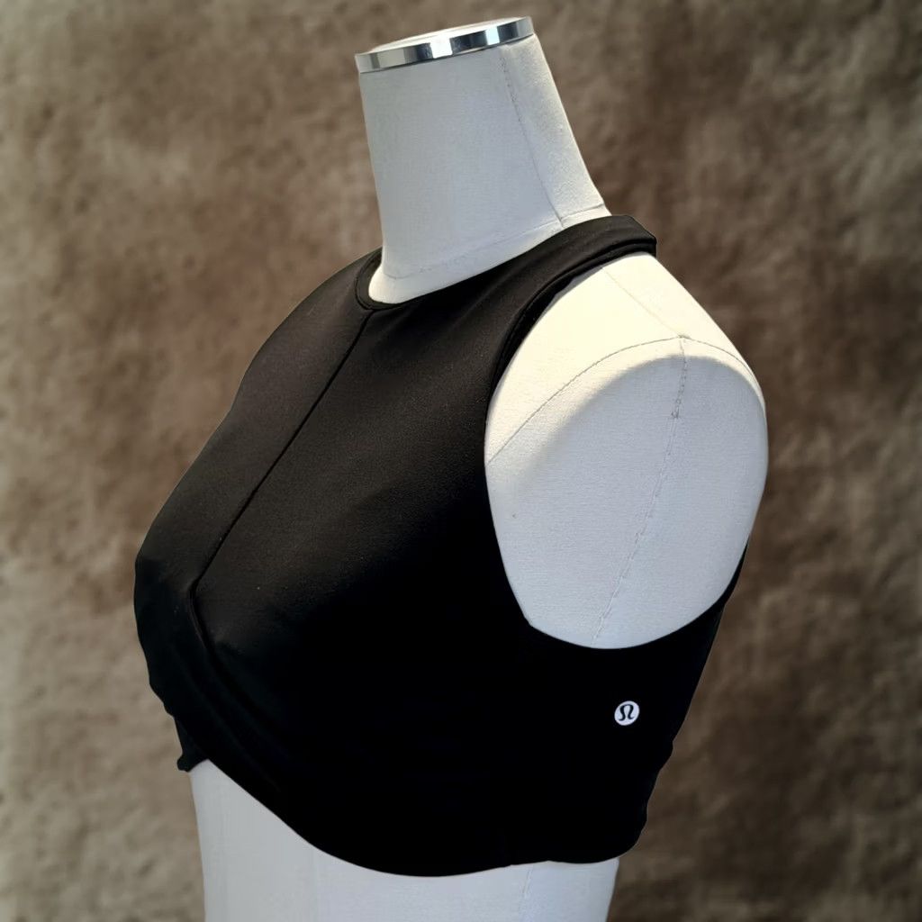 Lululemon Lululemon Align Sports Bra Womens 4 Black Crossback Padded High Neck Pullover Yoga Shirt Size S / US 4 / IT 40 - 1 Thumbnail