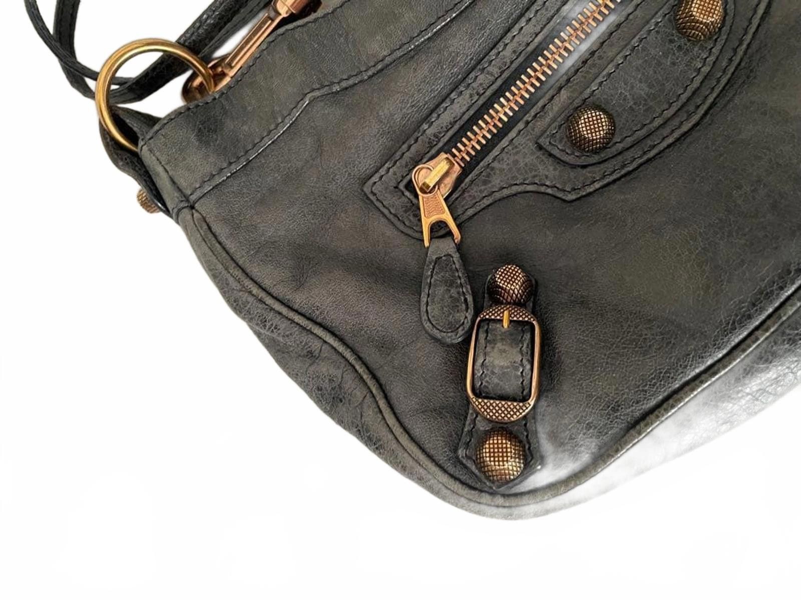 Balenciaga Balenciaga - Classic Black Leather City Bag Size ONE SIZE - 4 Thumbnail
