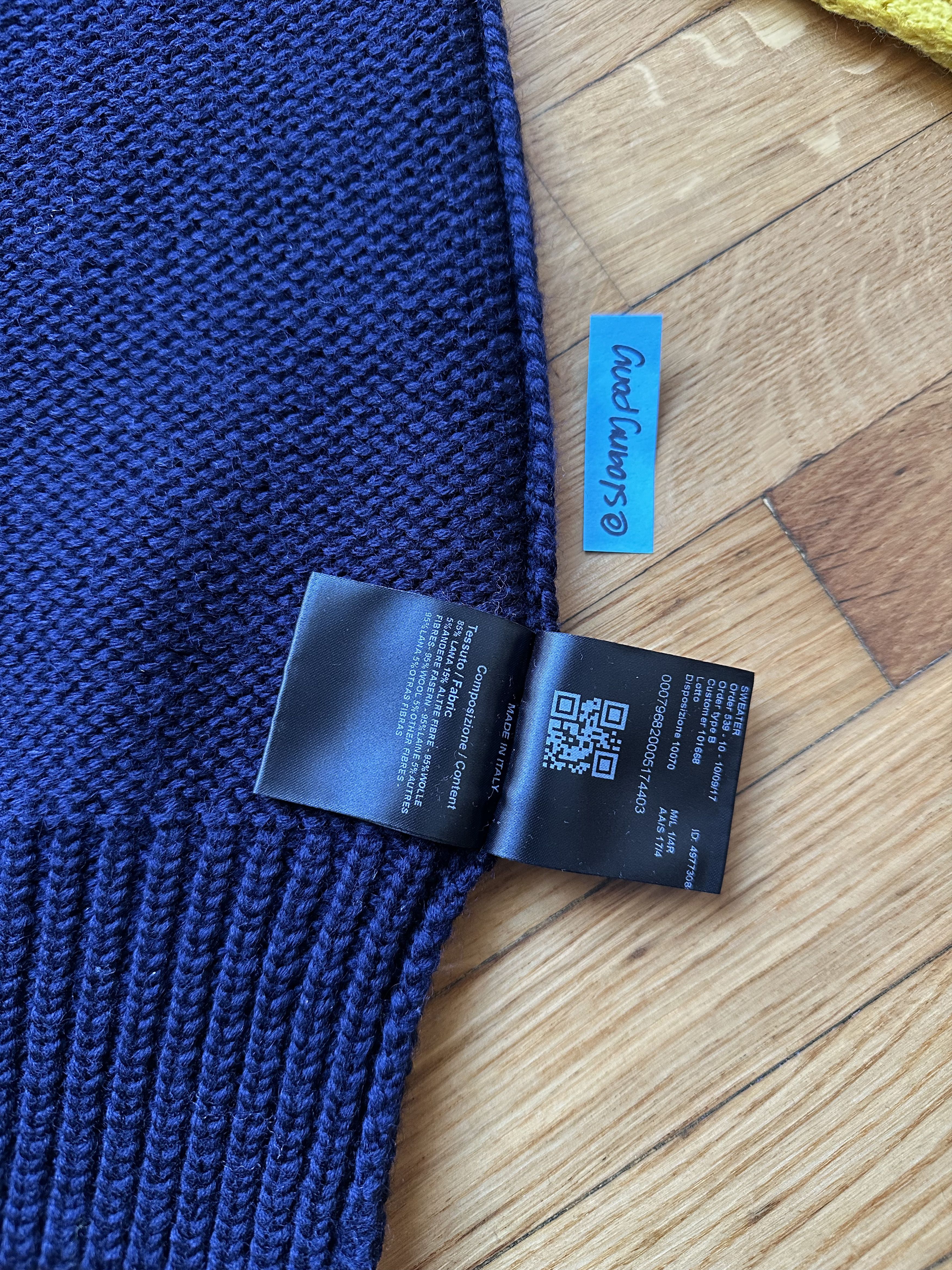 Calvin Klein 205W39NYC ICONIC Raf Simons - Calvin Klein contrast sleeve jumper AW17 Size US S / EU 44-46 / 1 - 9 Thumbnail
