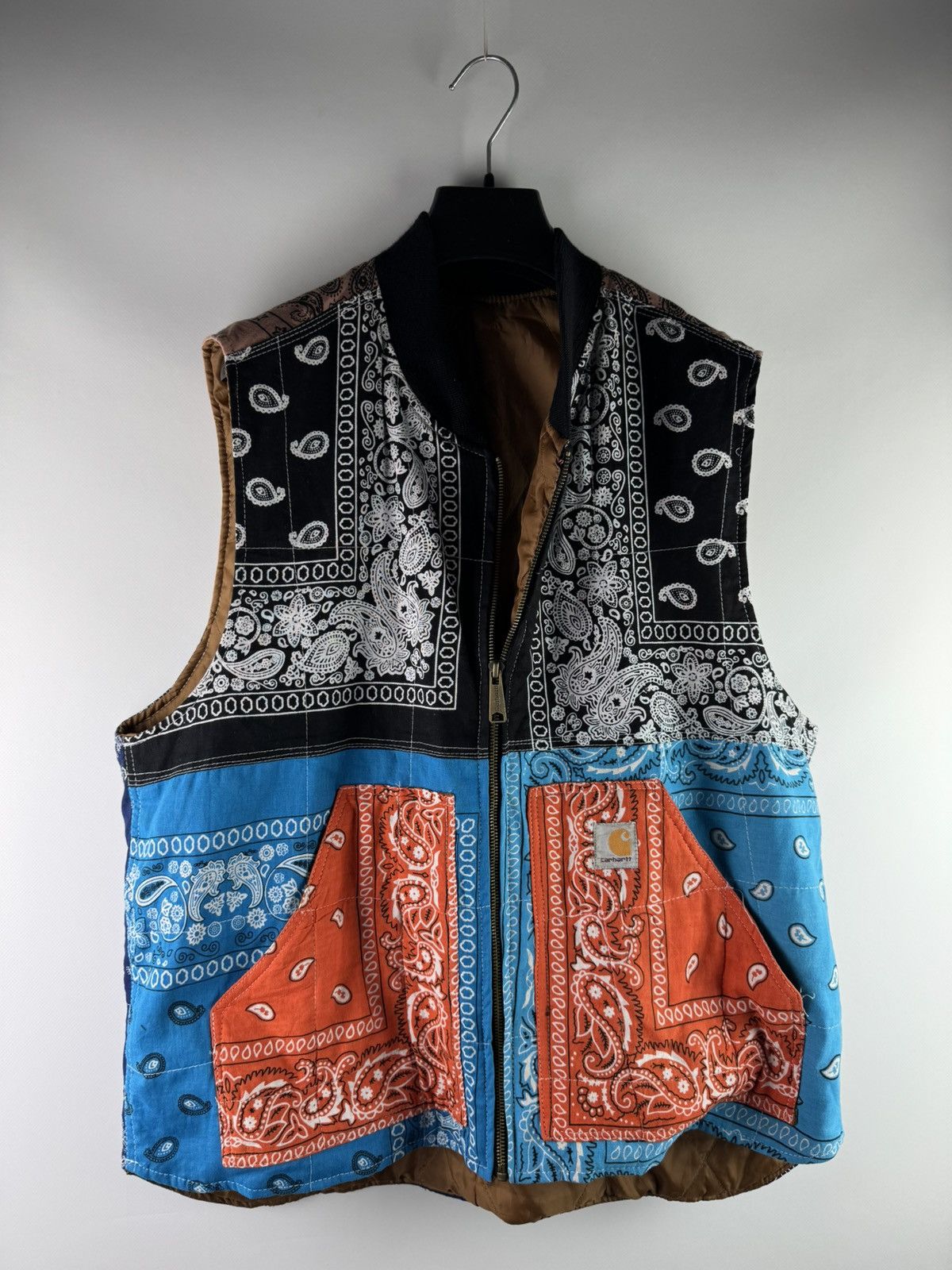 Carhartt Vintage Carhartt Bandana Work Vest Custom Size US M / EU 48-50 / 2 - 1 Thumbnail