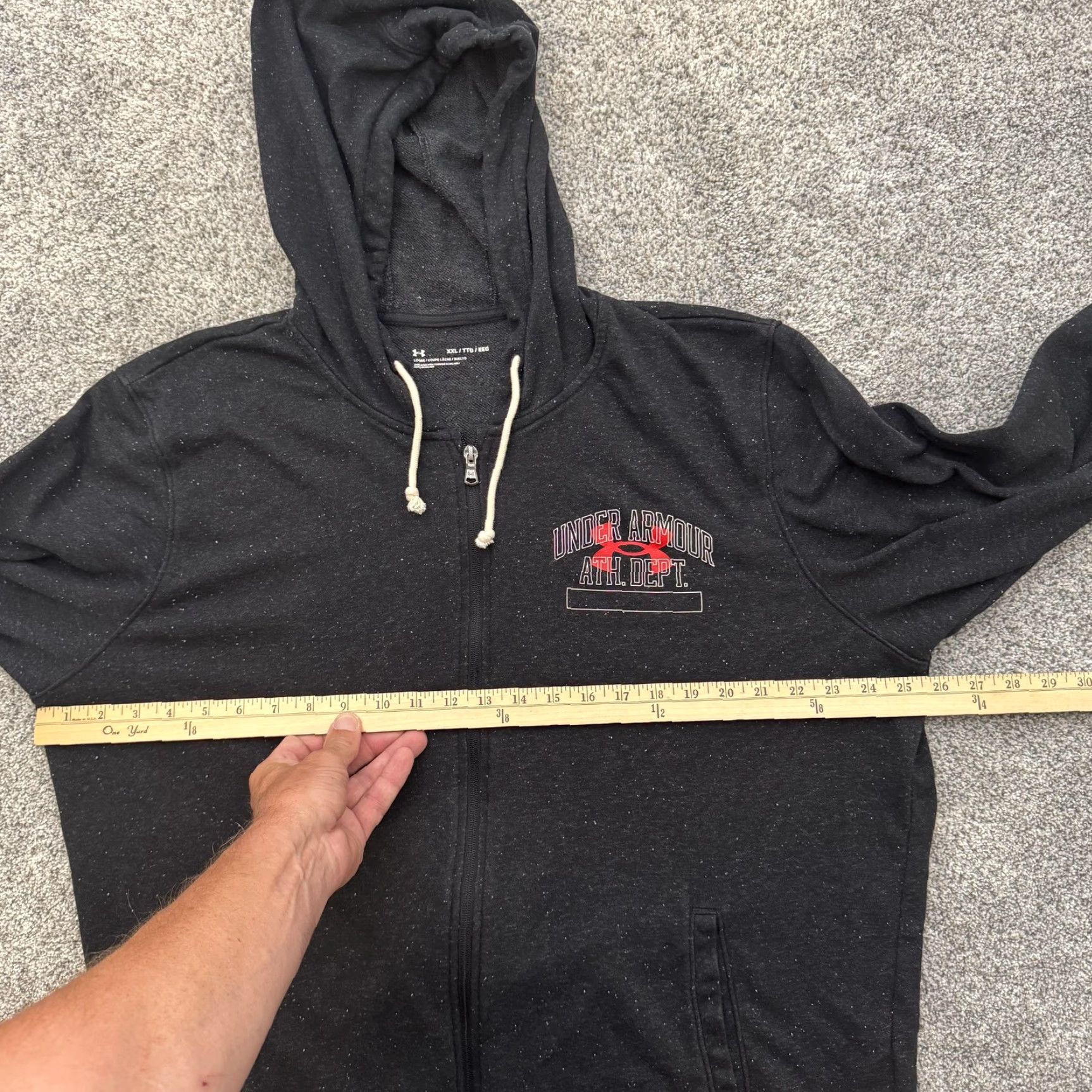 Under Armour Under Armour Hoodie Mens 2XL Athletic Sweatshirt Full Zip Athl Dept 2022 Size US XXL / EU 58 / 5 - 3 Thumbnail