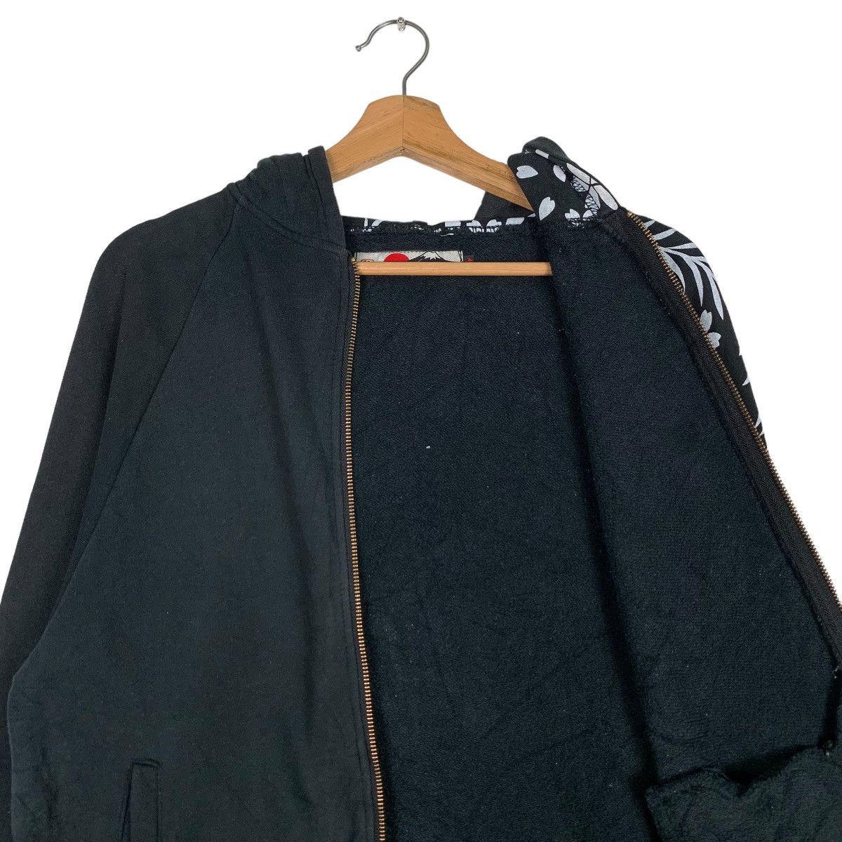 Japanese Brand Japanese Traditional Sakura on Sleeve Hoodies #0731-C33 Size US M / EU 48-50 / 2 - 10 Thumbnail