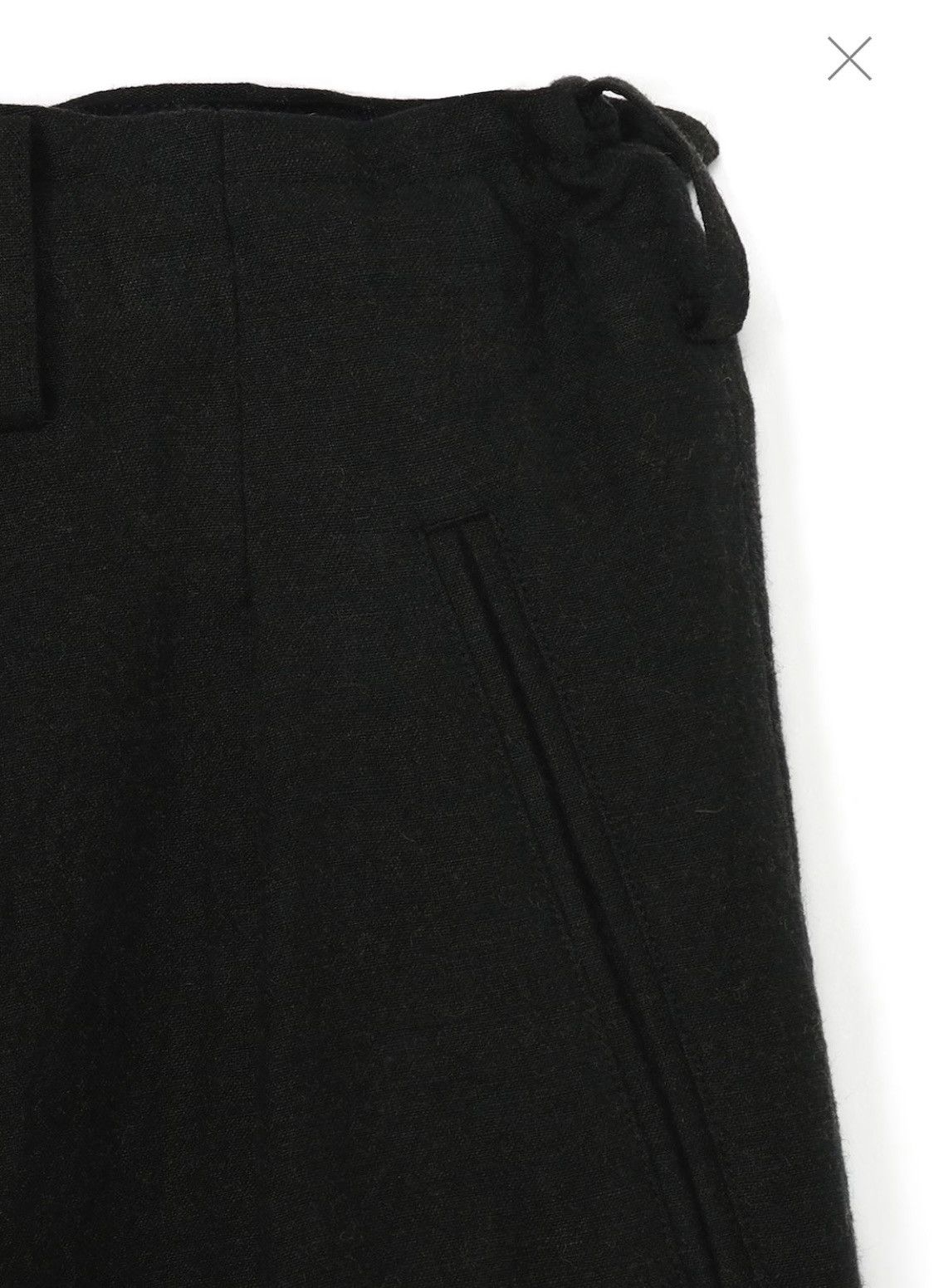 Yohji Yamamoto Yohji Yamamoto inseam drape drawstring pants Size US 32 / EU 48 - 15 Thumbnail