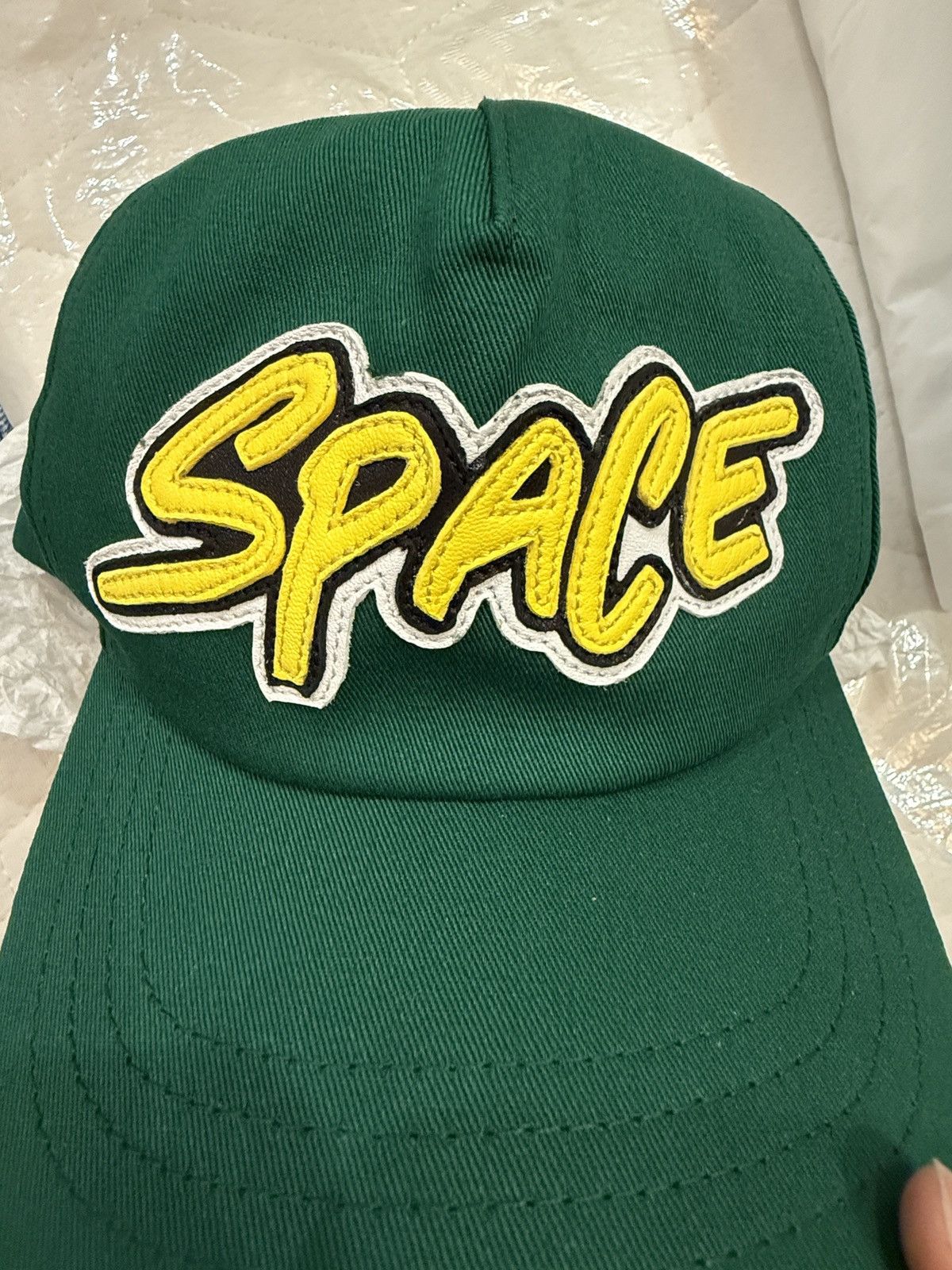 Chrome Hearts chrome hearts matty boy space patch leather cap Size ONE SIZE - 3 Thumbnail
