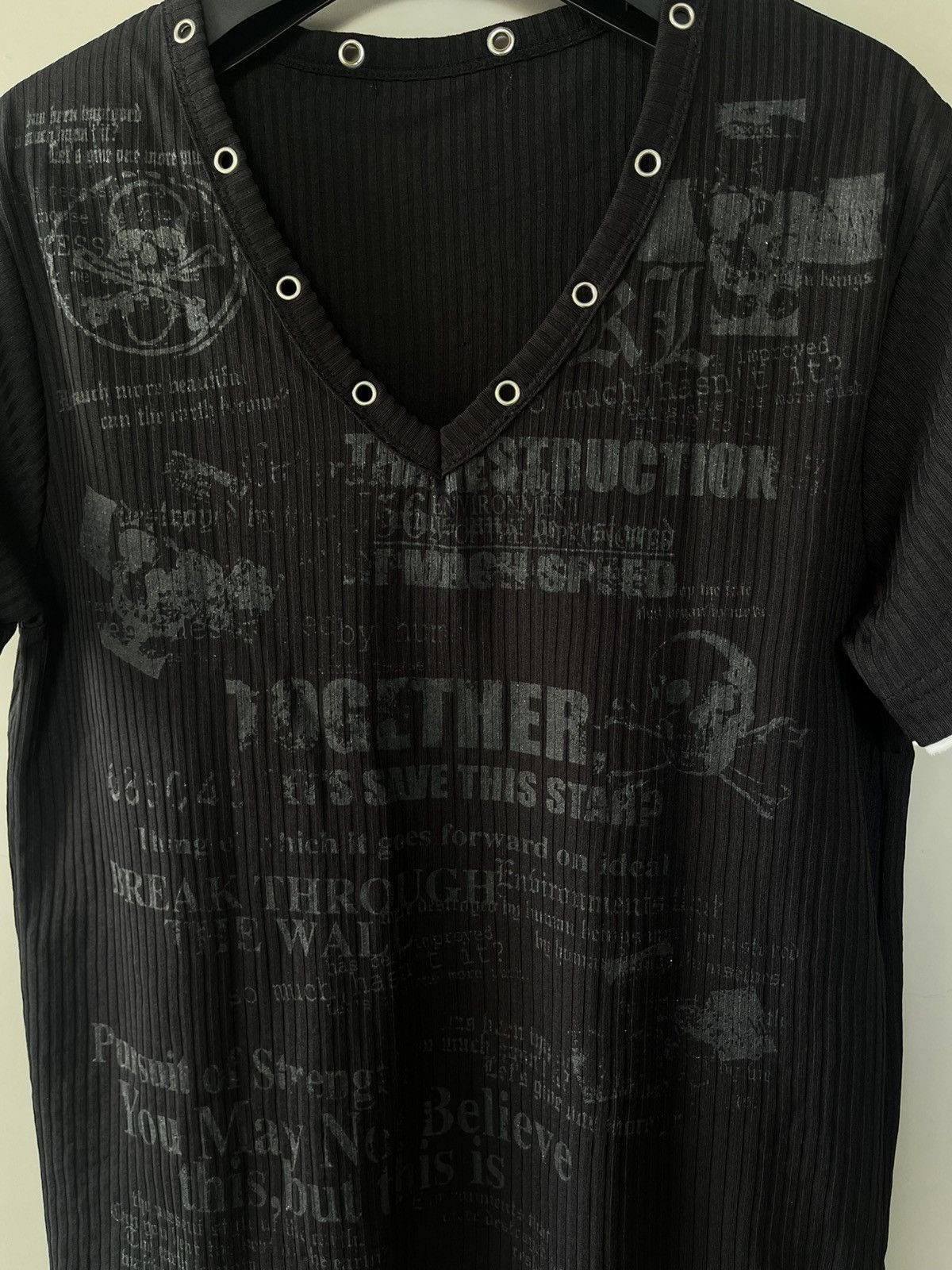 If Six Was Nine JAPANESE BRAND POEM SKULL STUDDED SEDITIONARIES PUNK STYLE Size US M / EU 48-50 / 2 - 5 Thumbnail