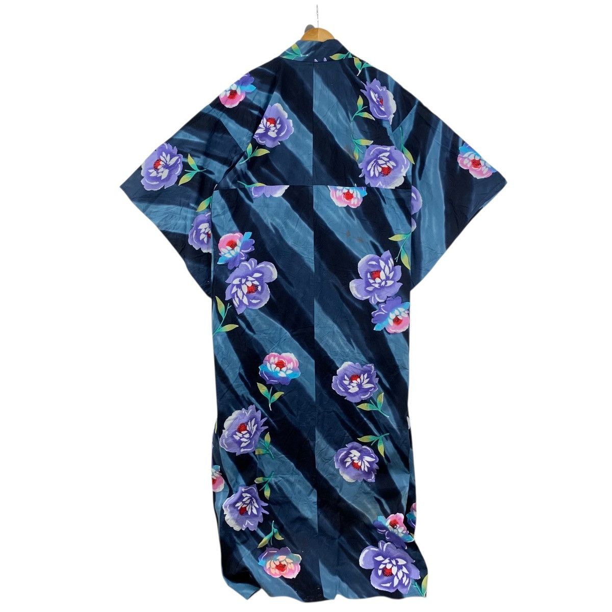 Vintage Vintage 70s KIMONO JAPAN BOLD FLORAL Pattern Traditional Size 3XL / US 20-22 - 6 Thumbnail