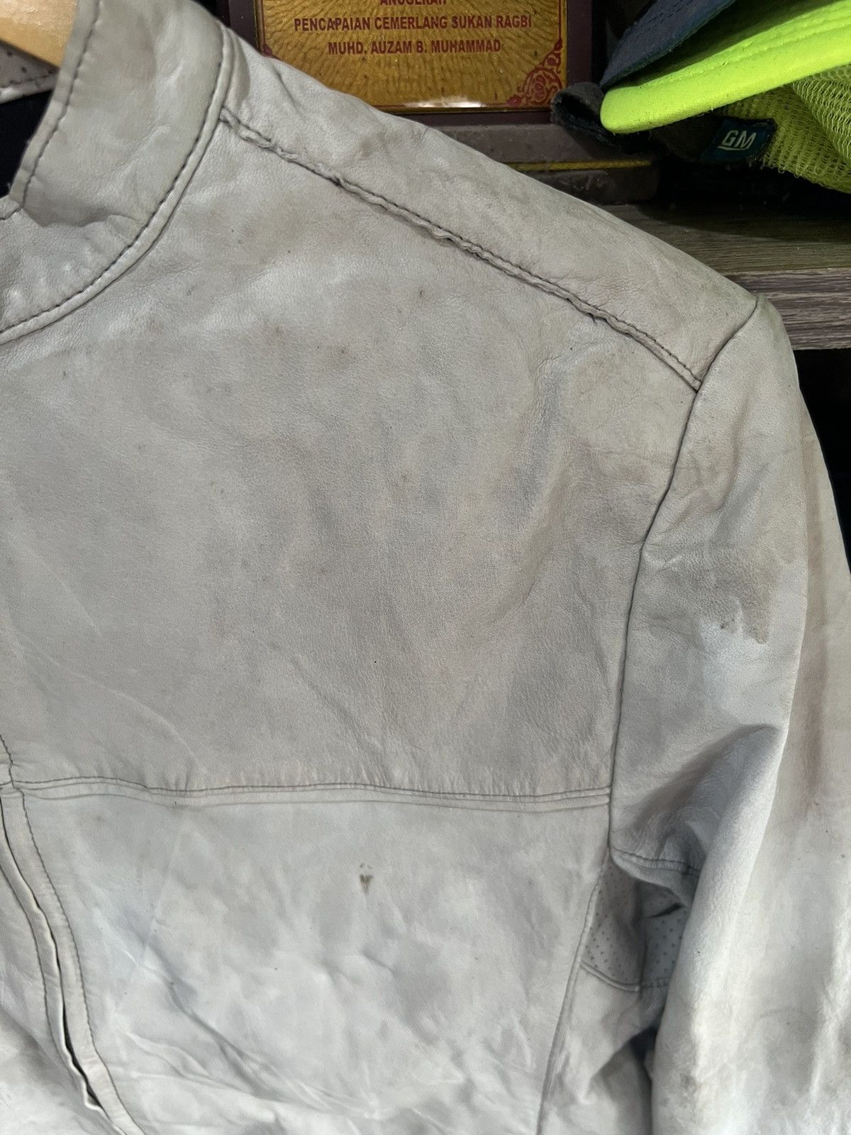 SHIPS 🔥Ships Sheep Leather Biker Jacket Size US S / EU 44-46 / 1 - 6 Thumbnail