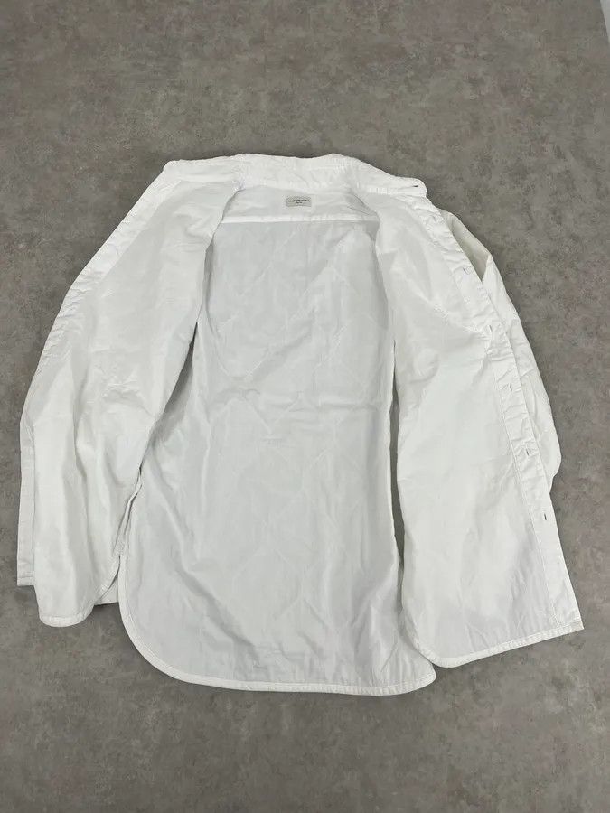 Dries Van Noten Dries Van Noten White Quilted Effect Shirt Size US M / EU 48-50 / 2 - 7 Thumbnail
