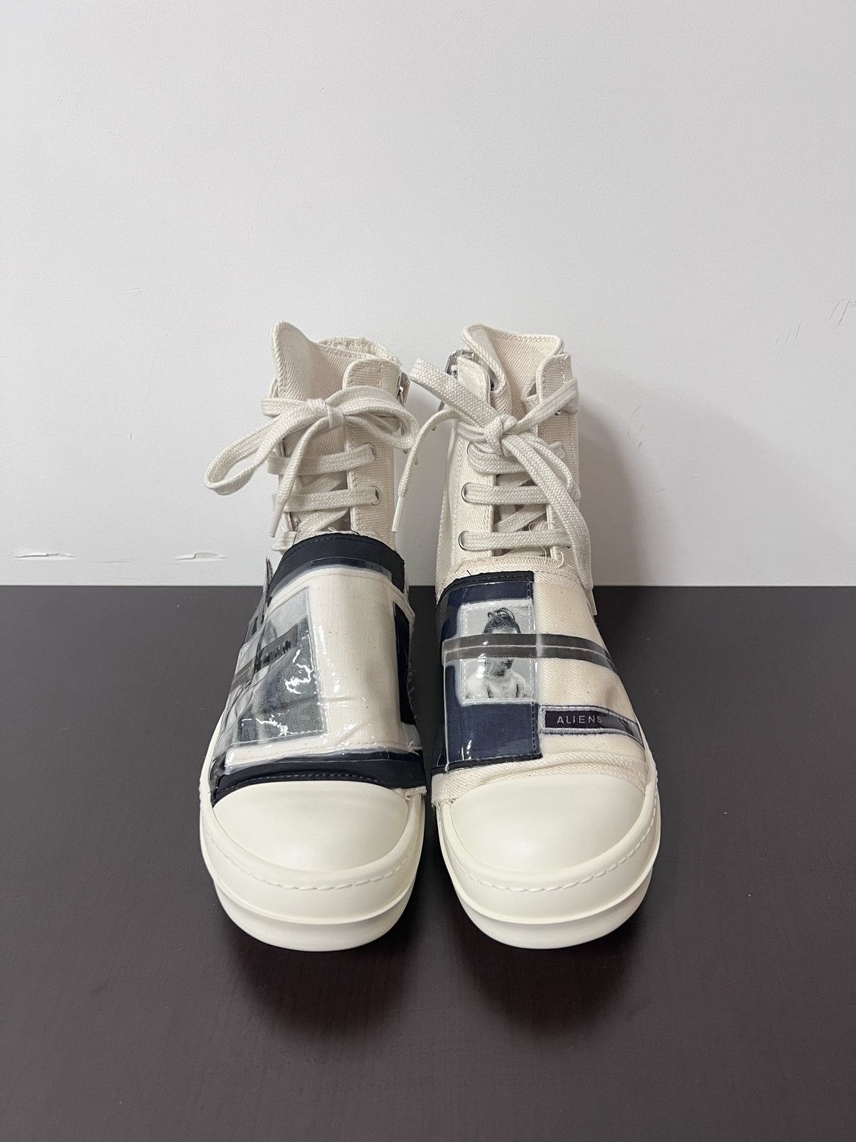 Rick Owens Drkshdw Rick owens drkshdw patch ramones high top sneakers sz35 Size US 5 / IT 35 - 3 Thumbnail