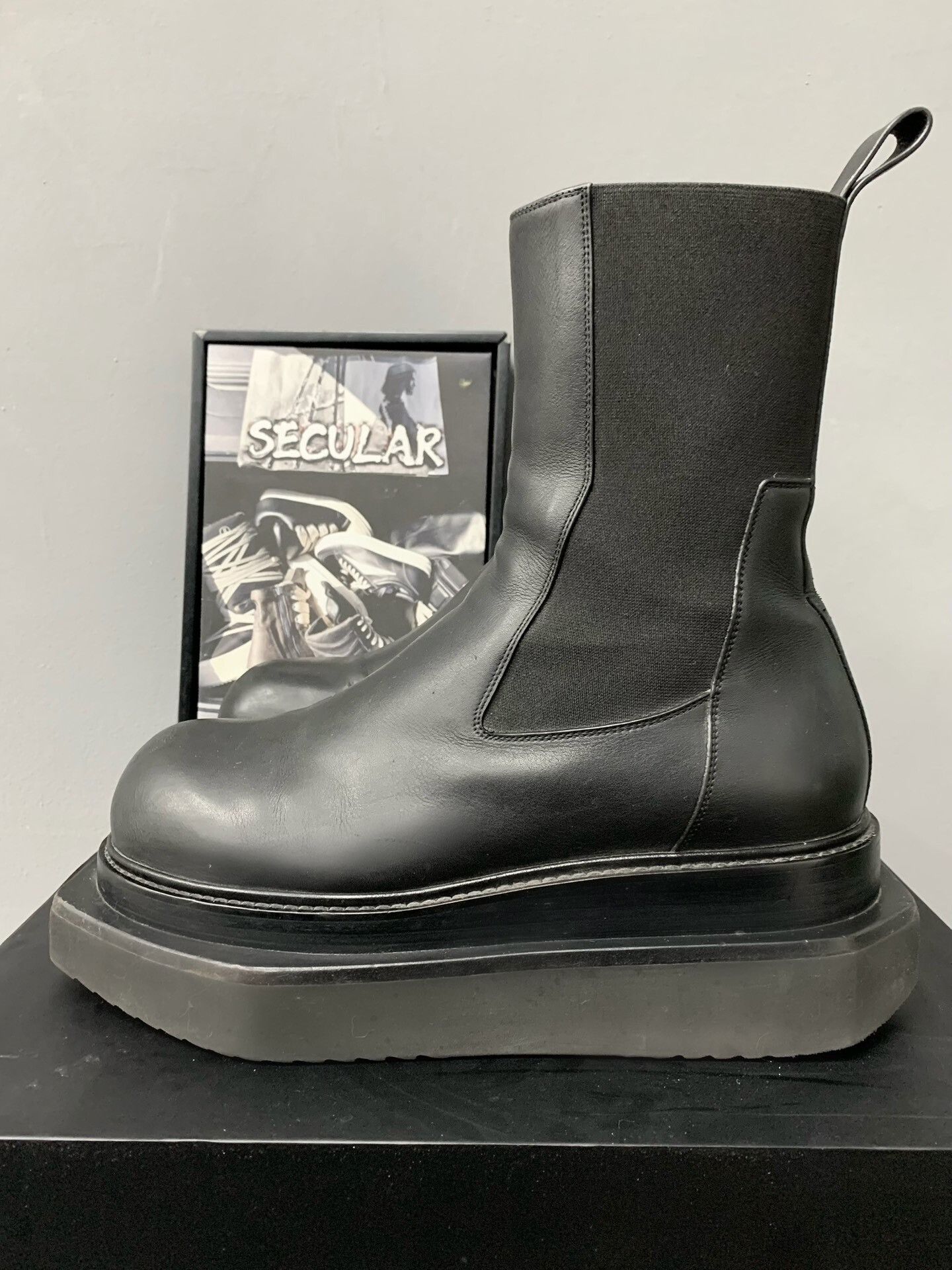 Rick Owens Rick Owens Show Thick Sole High-Top Boots Size US 9 / EU 42 - 1 Thumbnail