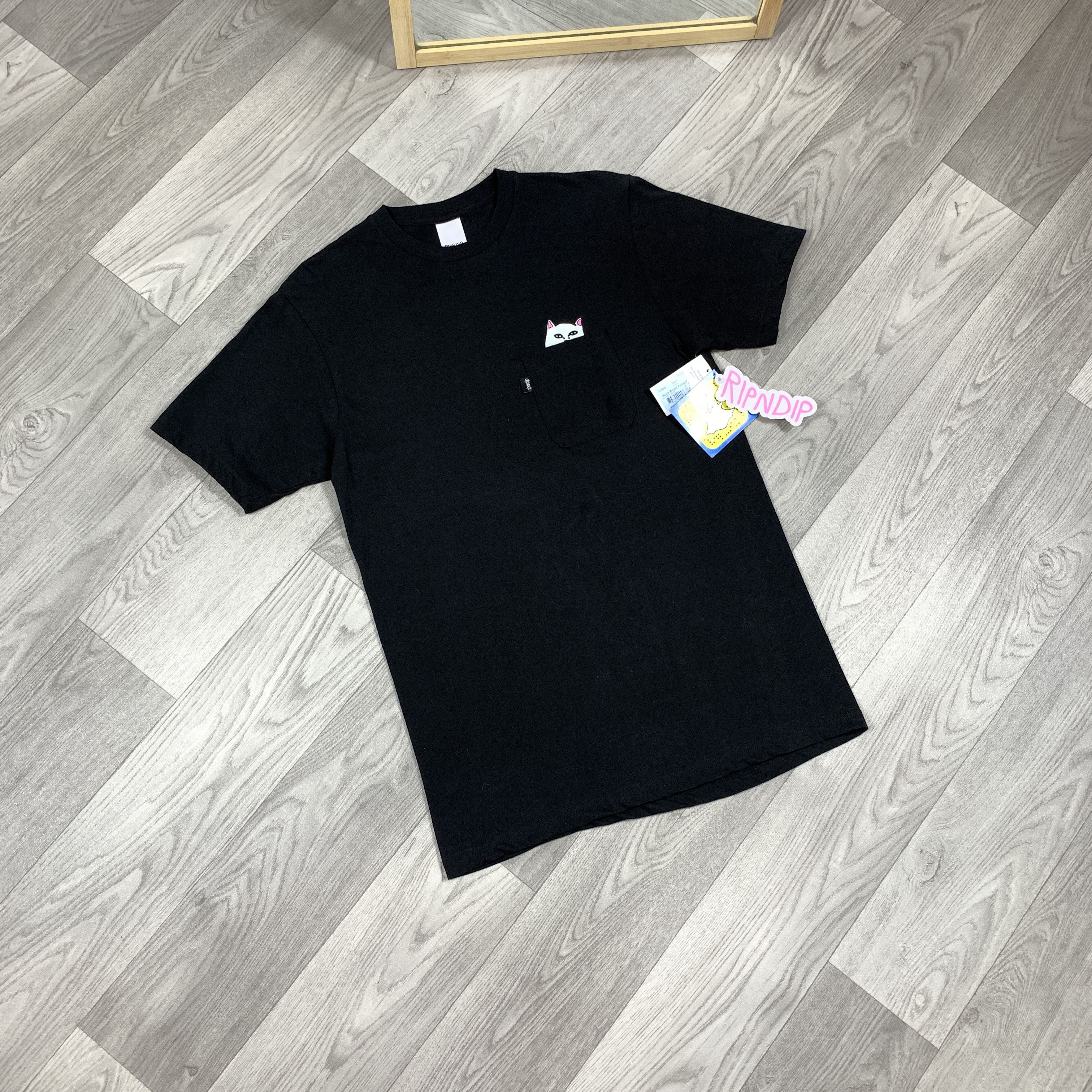 RIPNDIP Ripndip Icon Black Graphic Pocket Tee Shirt M Size US M / EU 48-50 / 2 - 2 Thumbnail