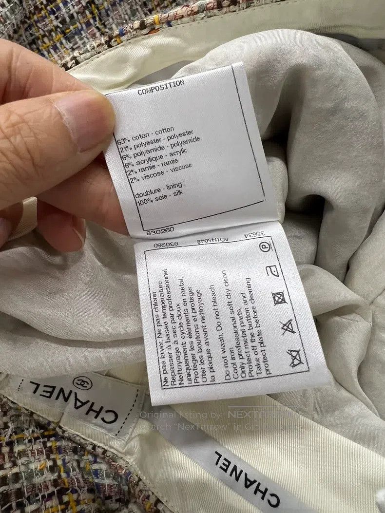 Chanel Chanel Colourful tweed knitted trousers Size 24" / US 00 / IT 34 - 6 Thumbnail