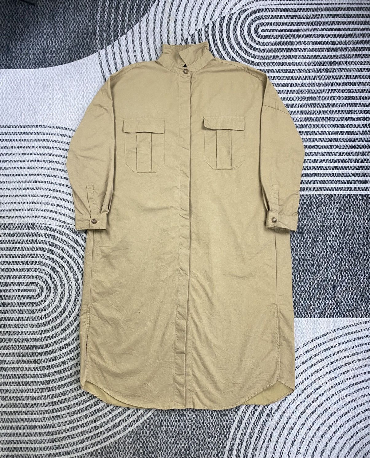 Zara Vintage Zara Plain Cotton Long Shirt Jacket Size XL / US 12-14 / IT 48-50 - 5 Thumbnail