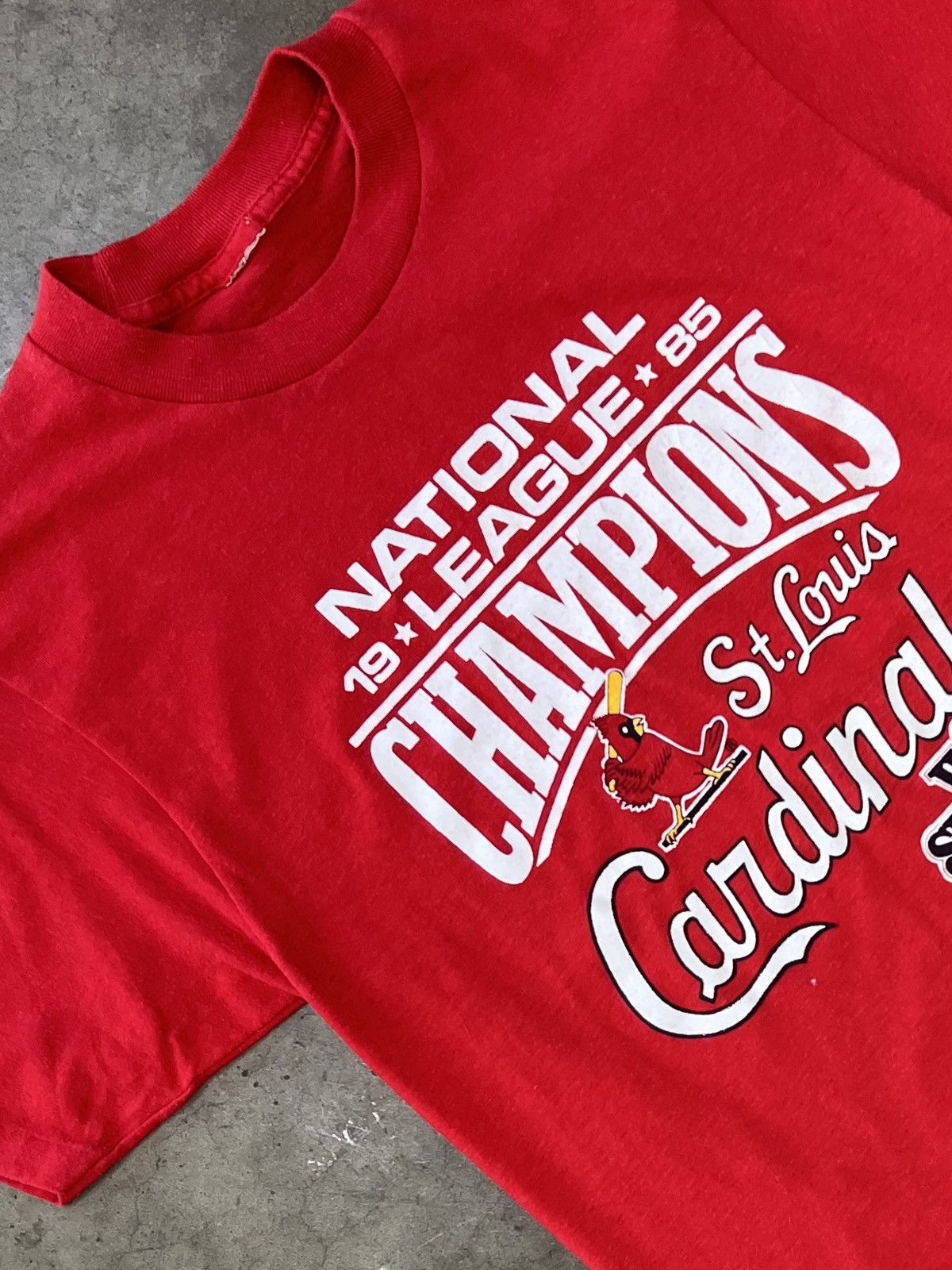 MLB Vintage 1985 MLB St Louis Cardinals World Series Champ Small Size US S / EU 44-46 / 1 - 1 Thumbnail