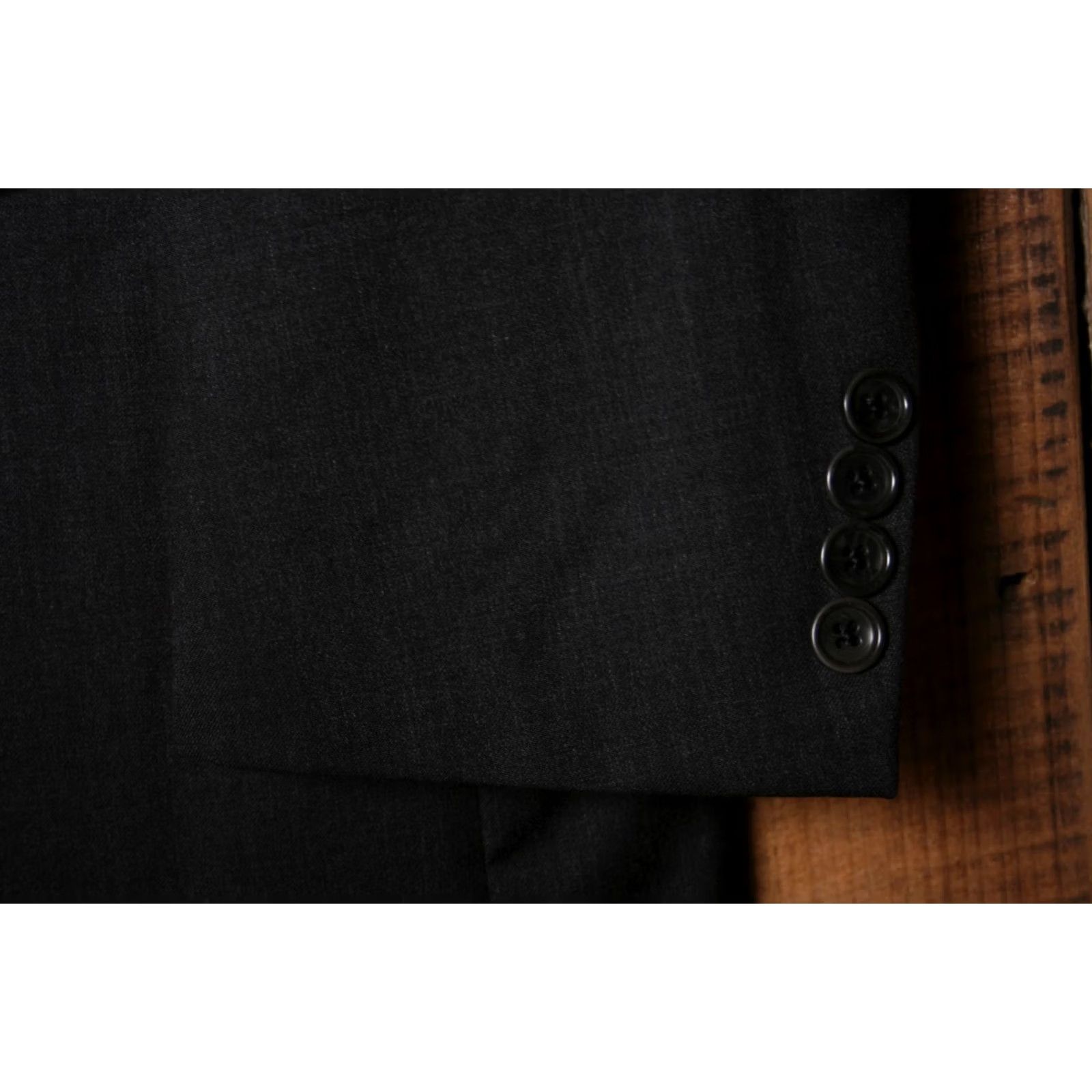 Brooks Brothers BROOKS BROTHERS Blazer Wool Gray Single-Breasted 2-Button Notch Lapel 42 Long Mens Dress Jacket 44 Chest Excellent Condition Size 42R - 3 Thumbnail