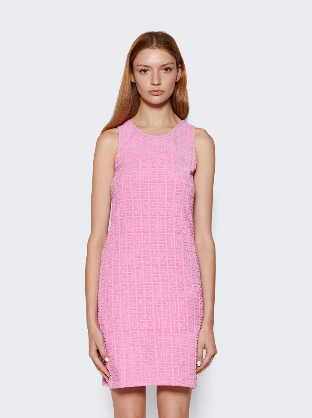 Givenchy o1gr1nt0125 Tank Top Mini Dress in Pink Size XS / US 0-2 / IT 36-38 - 3 Thumbnail