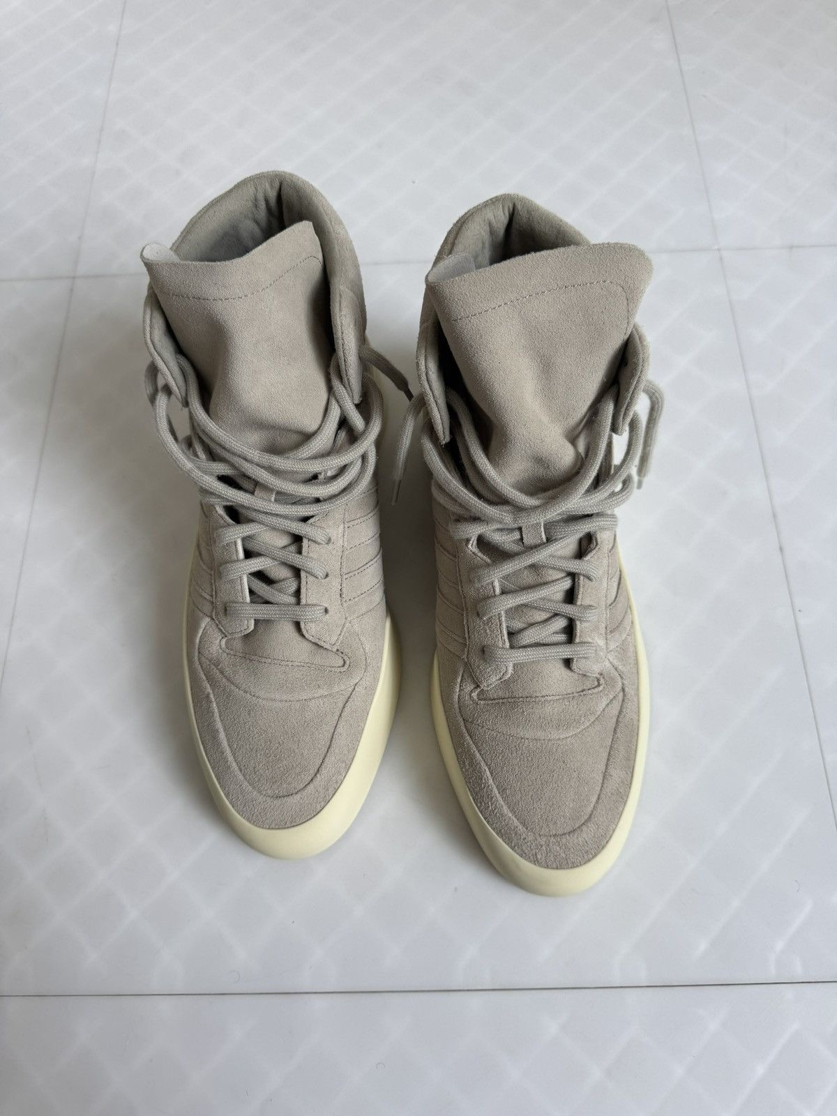 Adidas × Fear of God adidas Fear of God Athletics x '86 High Sesame - IF6683 Size US 12.5 / EU 45-46 - 2 Thumbnail