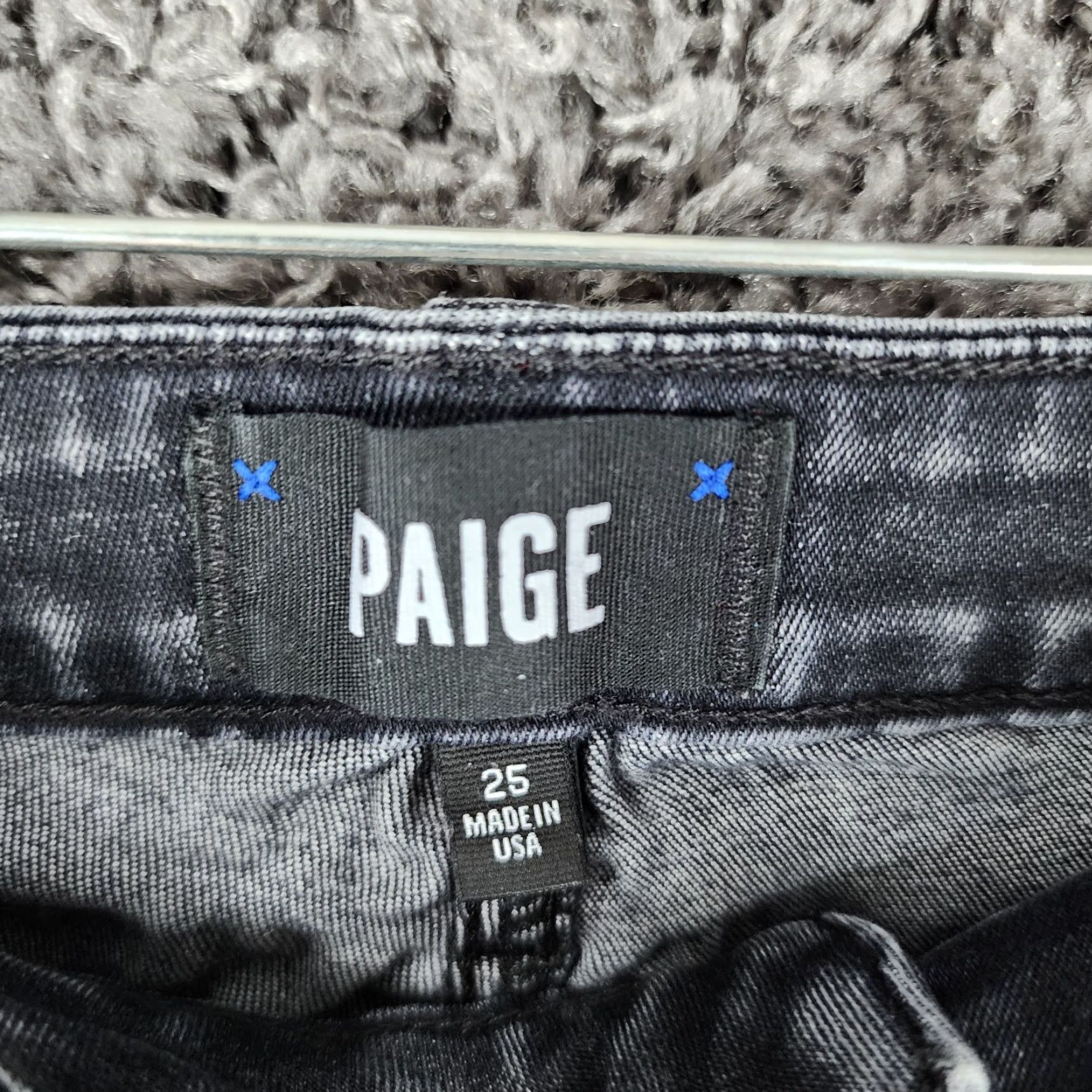 Paige Paige Margot Jeans Womens Cutoff Ankle Black Size 25 Womens Size 42" / US 20 - 3 Thumbnail