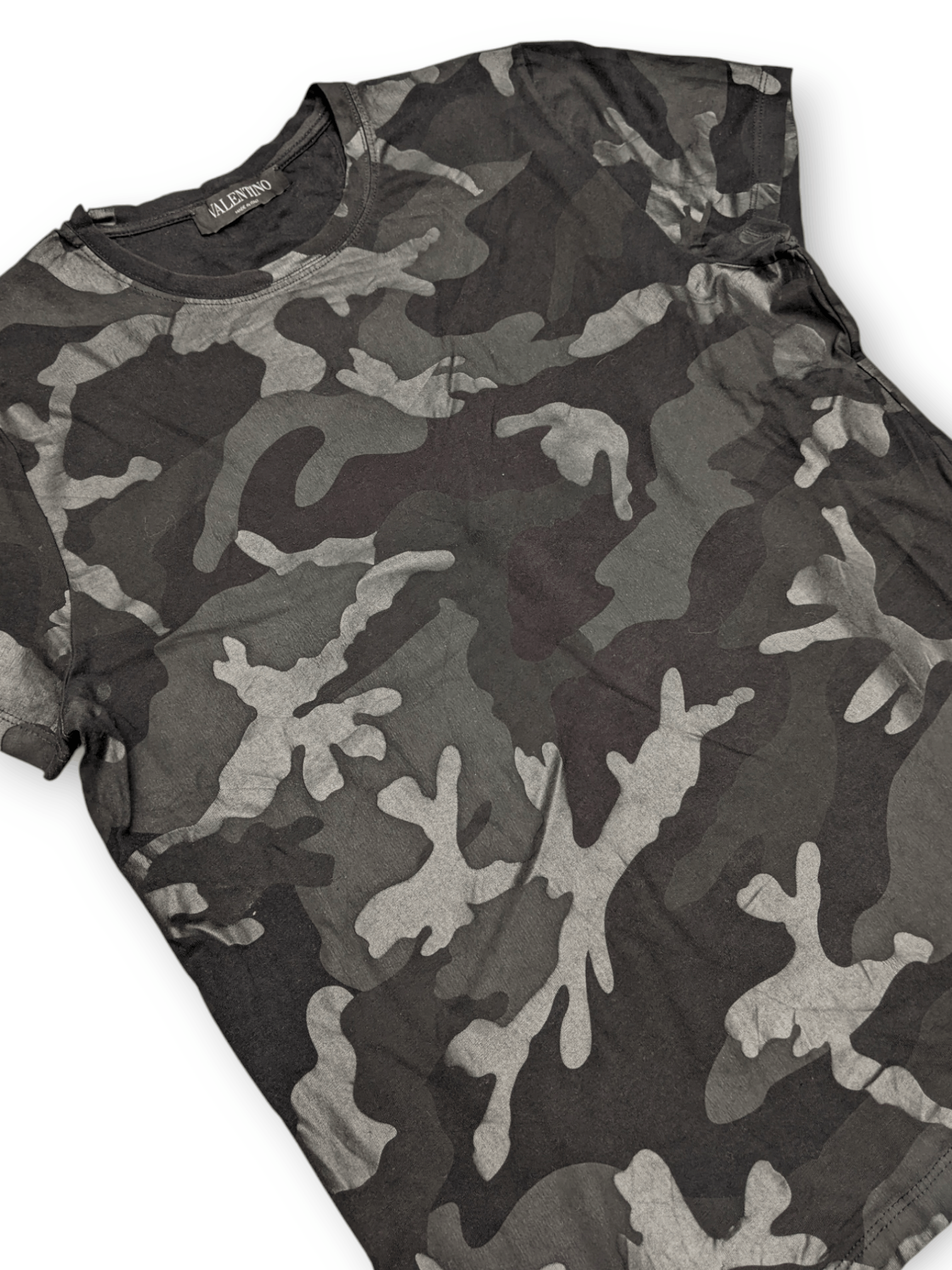 Valentino Valentino Camouflage Studded T Shirt Size US XS / EU 42 / 0 - 3 Thumbnail