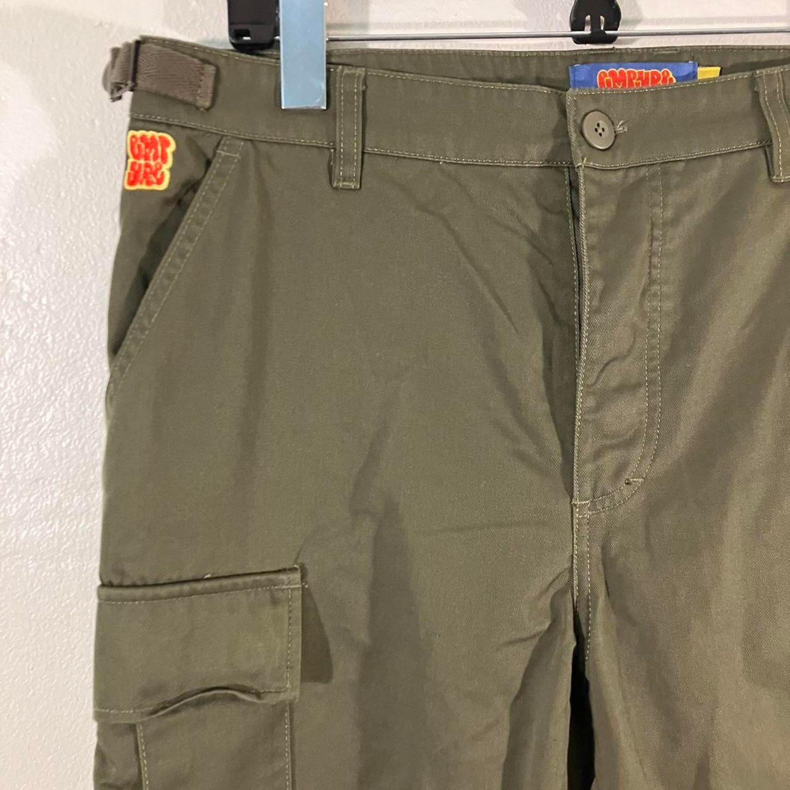 Empyre Empyre Army Green Fatigue Skater Cargo Pants NWOT Size US 32 / EU 48 - 2 Thumbnail