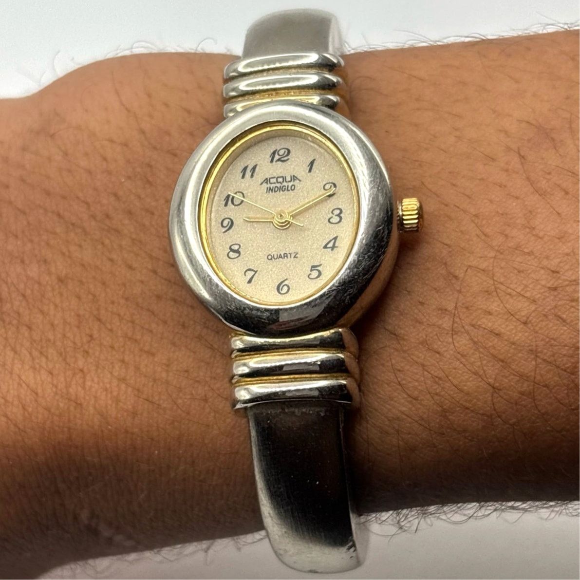 Timex Vintage Silver Acqua Cuff Watch Size ONE SIZE - 2 Thumbnail