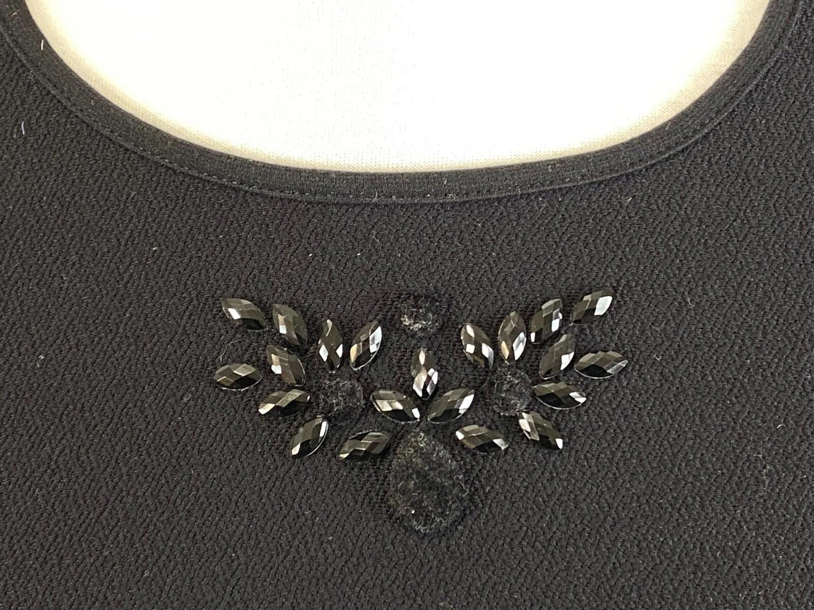 Errolson Hugh High Use by Claire Campbell Black Top Blouse Sz I 44 / USA 8 Size M / US 6-8 / IT 42-44 - 5 Thumbnail