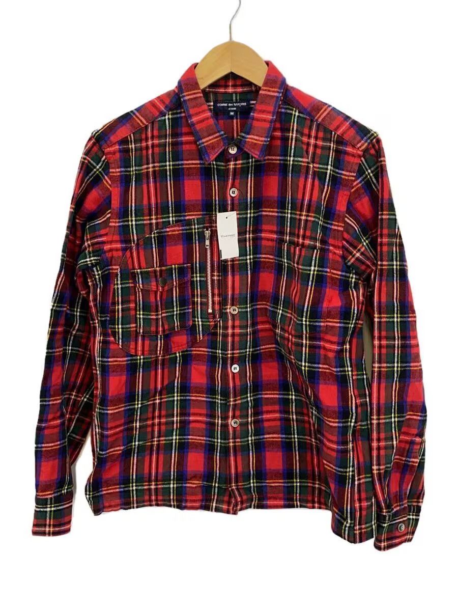 Comme des Garcons × Comme des Garcons Homme Reconstructed Plaid Button Shirt Size US M / EU 48-50 / 2 - 1 Thumbnail
