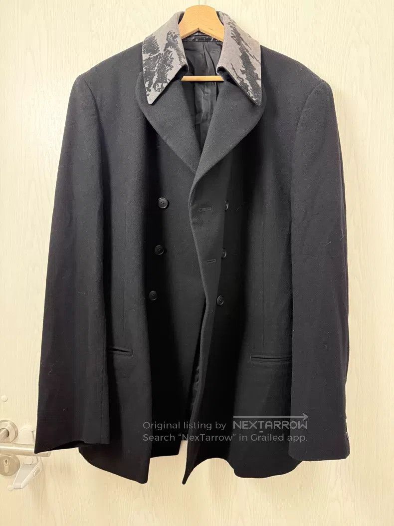 Yohji Yamamoto Yohji Yamamoto Collared blazer jacket Size US XL / EU 56 / 4 - 1 Thumbnail