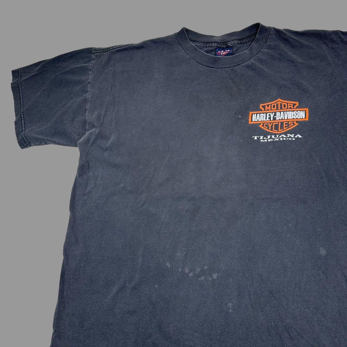 Harley Davidson × Vintage Vinrage 1990s Harley Davidson Mexico T-shirt Size US L / EU 52-54 / 3 - 3 Thumbnail