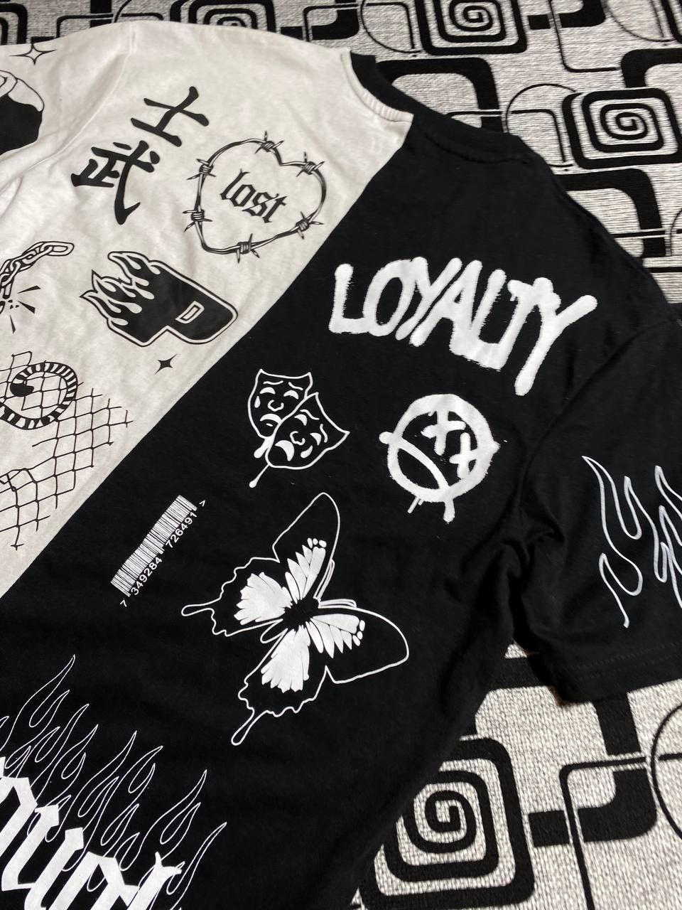 Affliction × Japanese Brand Y2K Affliction Style All Over Print T Shirt Tee Tapout Japan Size US M / EU 48-50 / 2 - 4 Thumbnail