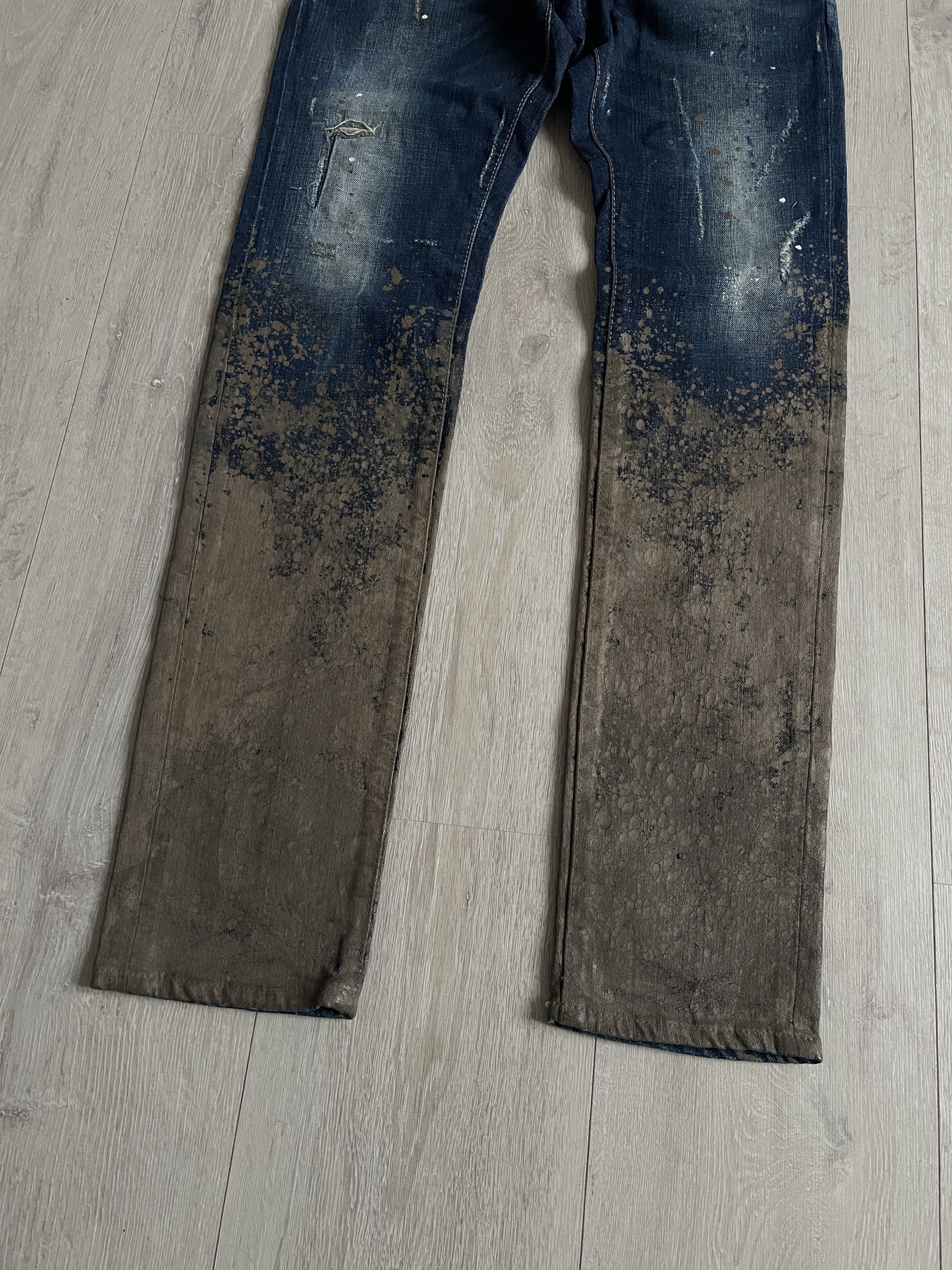 Dsquared2 Dsquared2 AW15 runway mud jeans Size US 29 - 3 Thumbnail