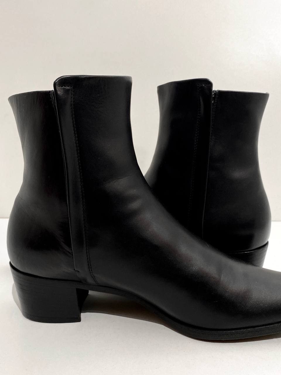Jil Sander Jil Sander Chelsea Black Zip Leather Boots Shoes Vintage Y2K Size US 9 / IT 39 - 7 Thumbnail