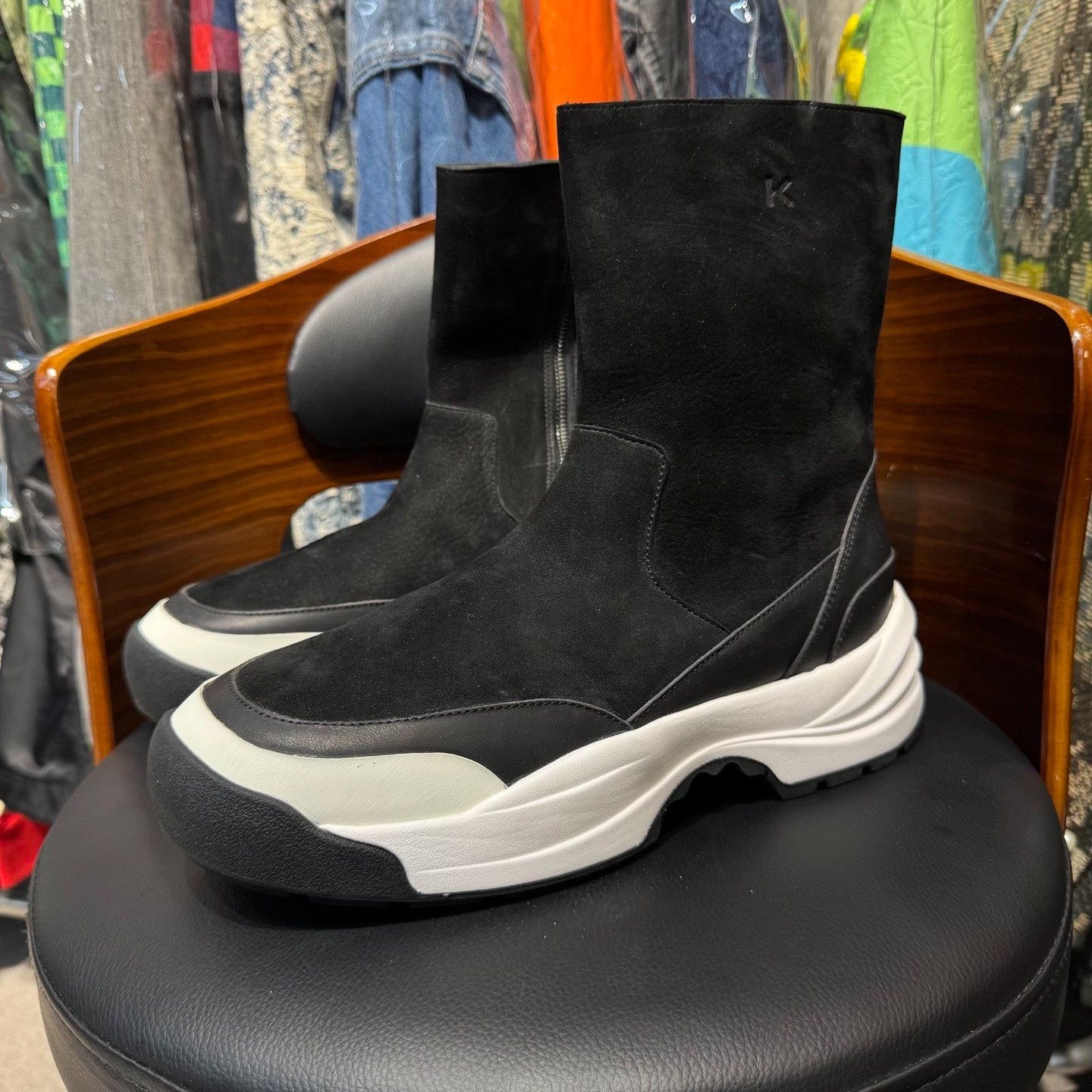 Kenzo Kenzo Black Boots 9 Men Size US 9 / EU 42 - 1 Thumbnail