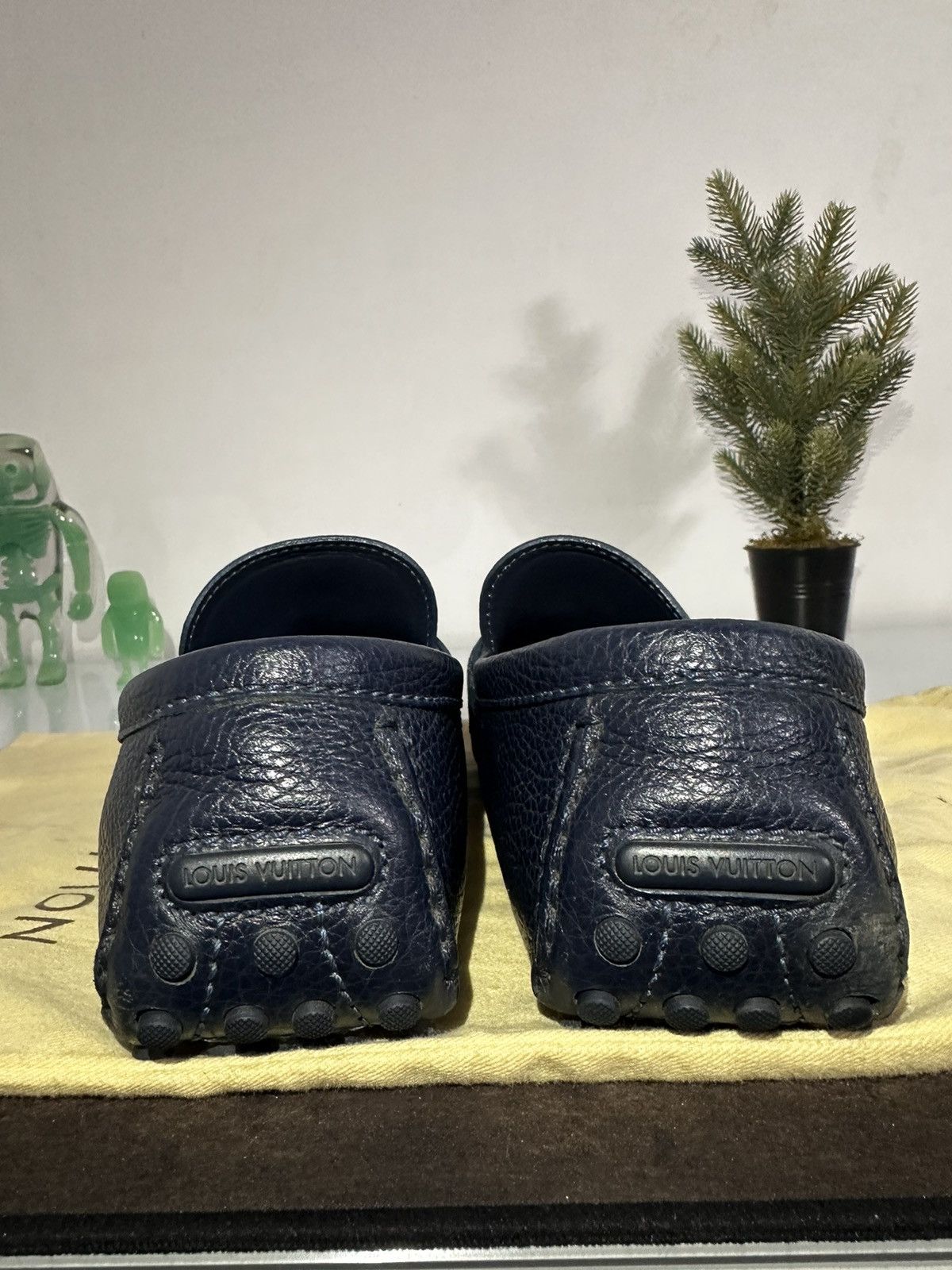 Louis Vuitton Navy Blue Mocasines Size US 11.5 / EU 44-45 - 7 Thumbnail